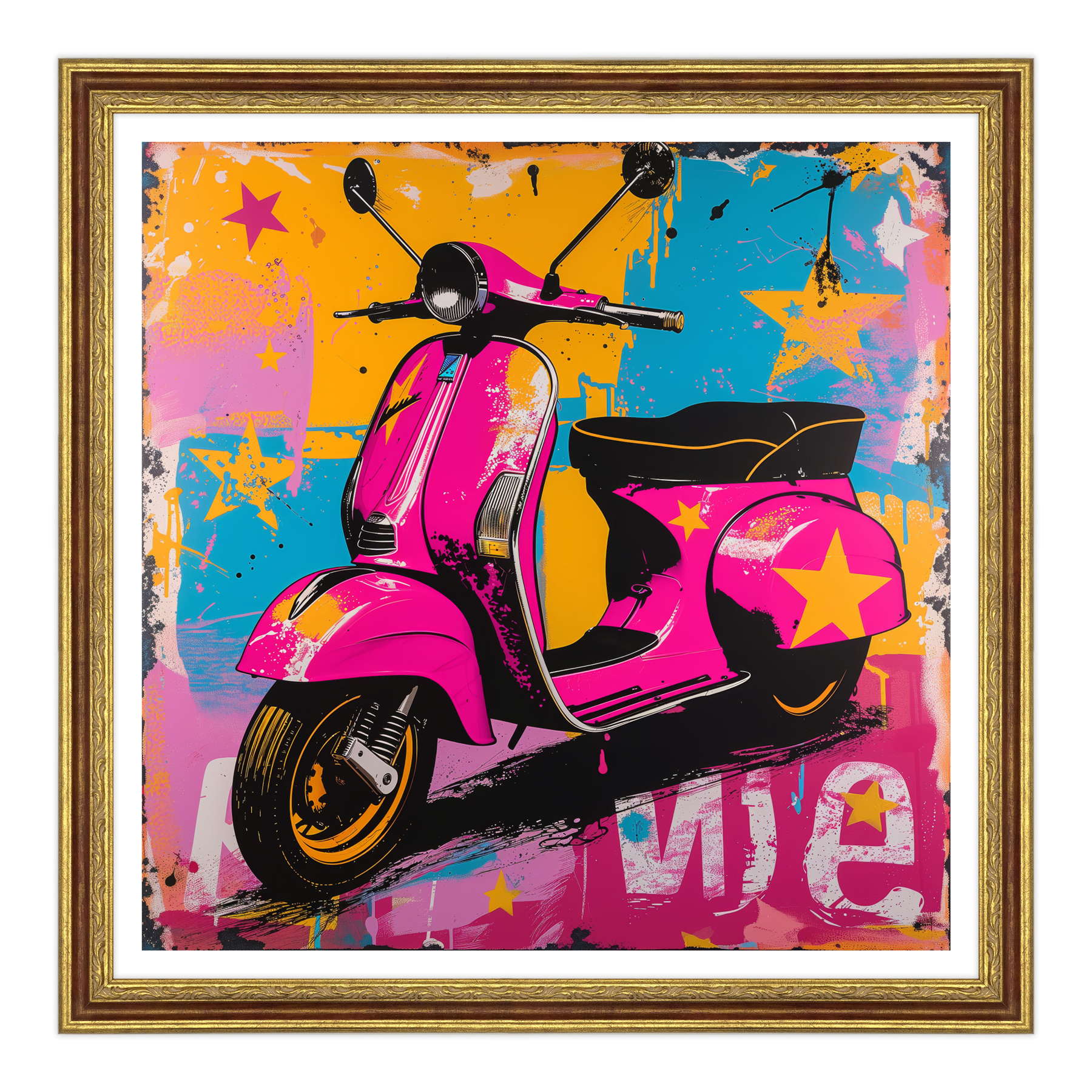 La Vespa che Sfida i Colori