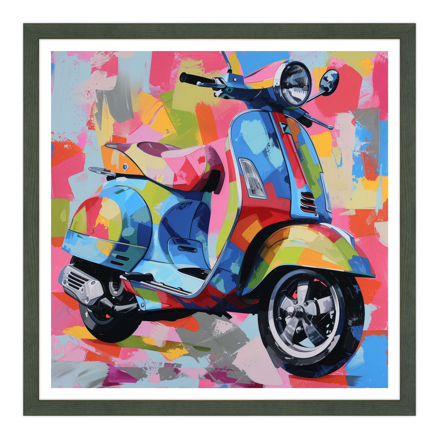 Arlecchino Motorizzato - Vespa in Patchwork