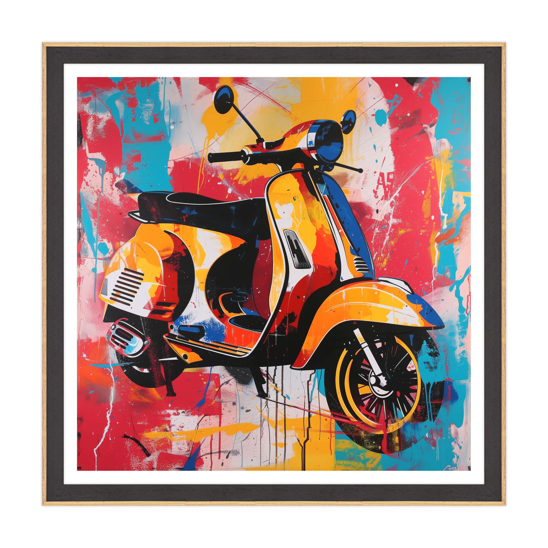 Energia Purpurea: La Vespa nell'Arte Contemporanea