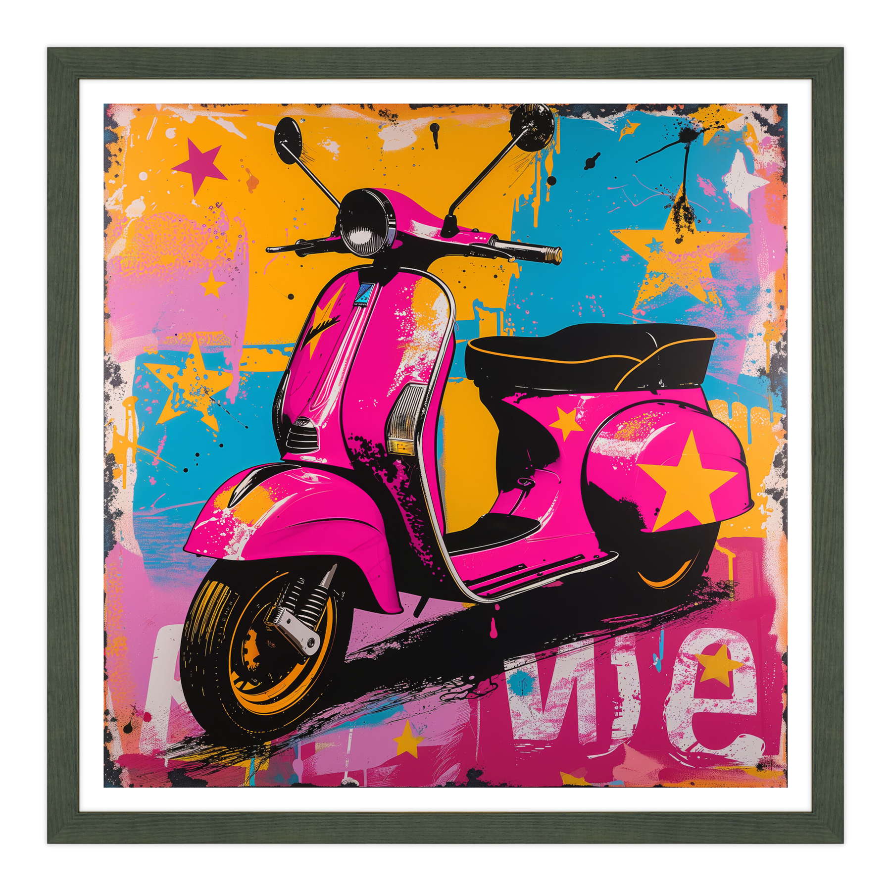 La Vespa che Sfida i Colori