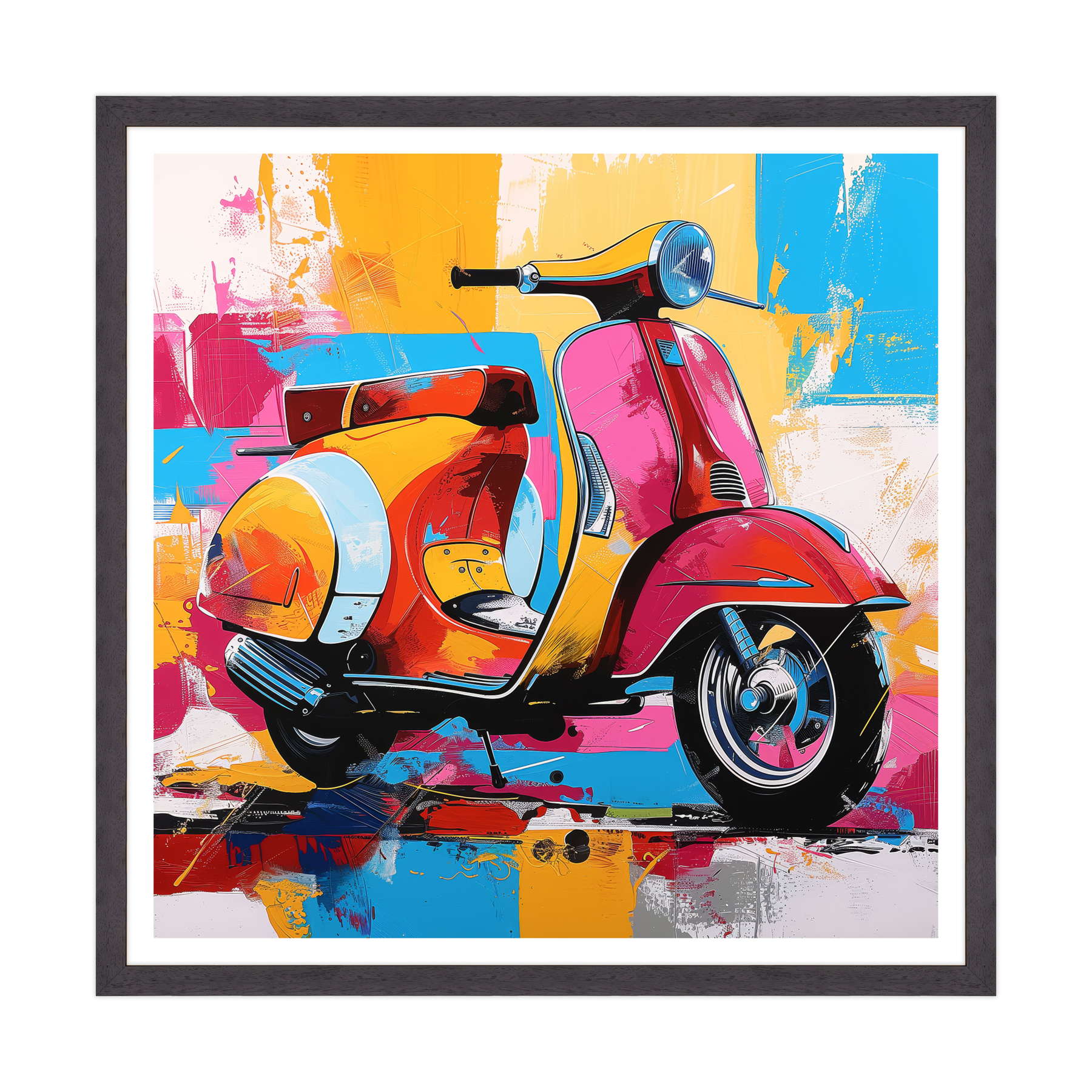 Riflessi del Tempo: La Vespa e il Mare