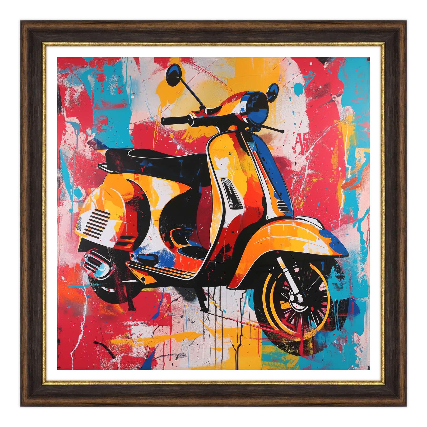 Energia Purpurea: La Vespa nell'Arte Contemporanea