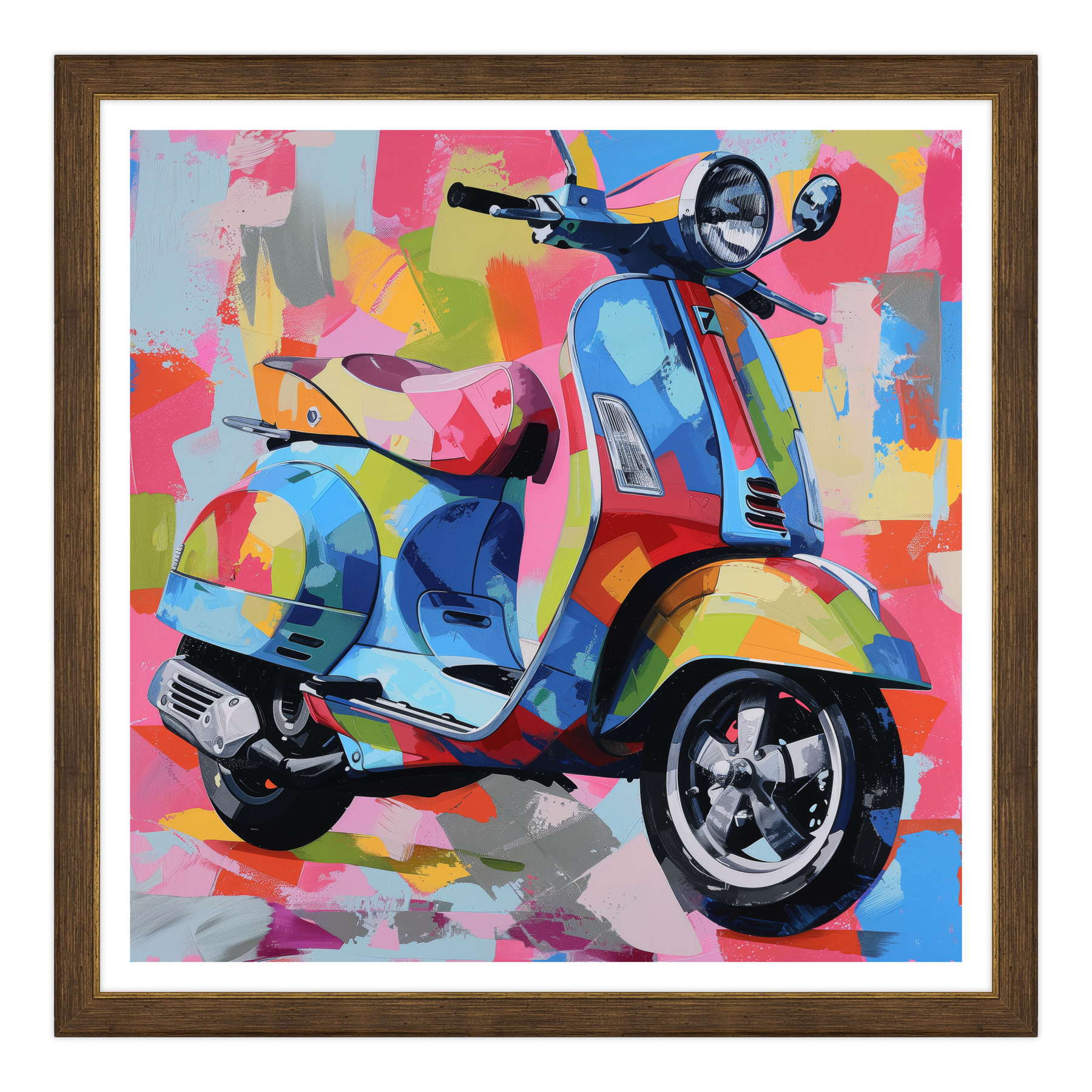 Arlecchino Motorizzato - Vespa in Patchwork