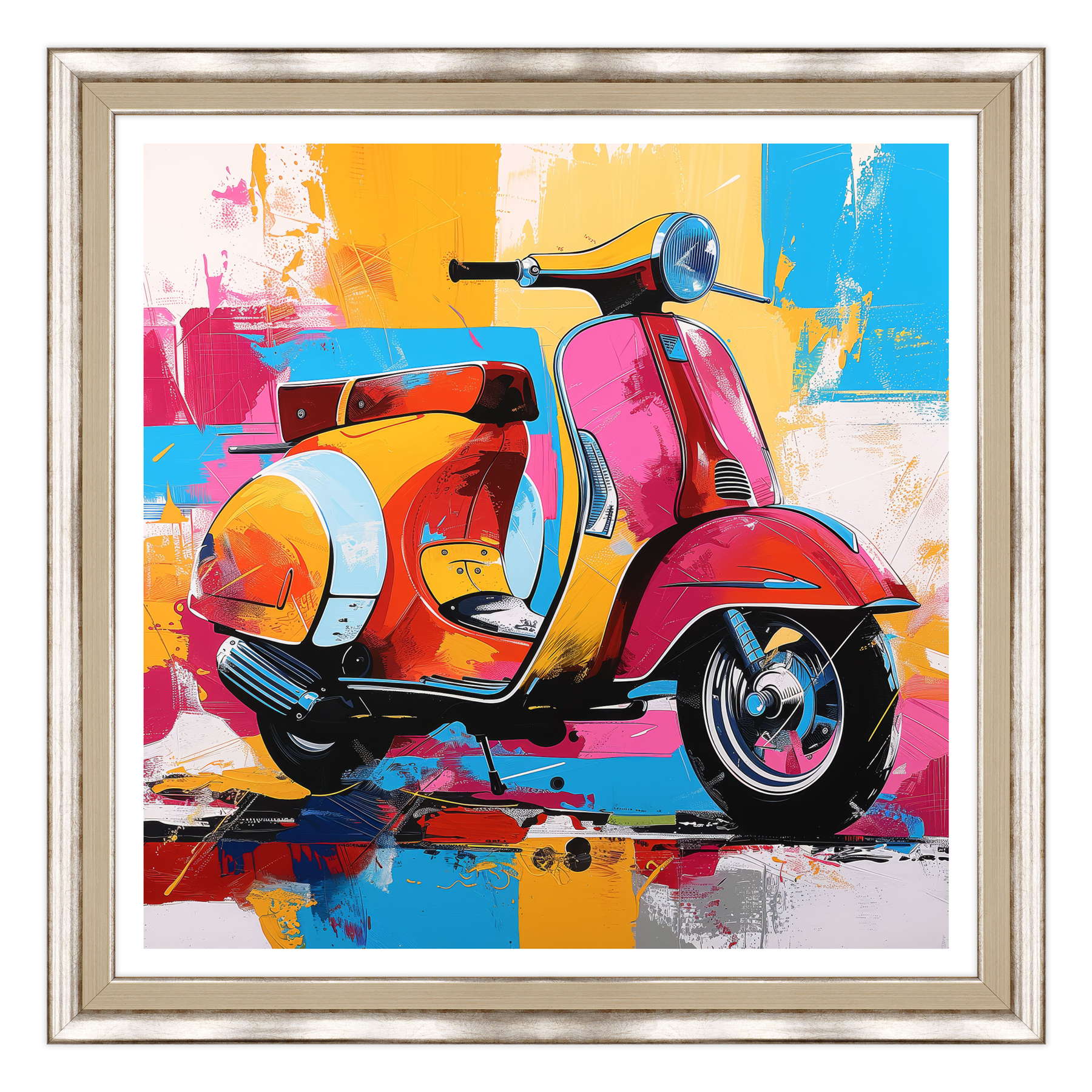 Riflessi del Tempo: La Vespa e il Mare
