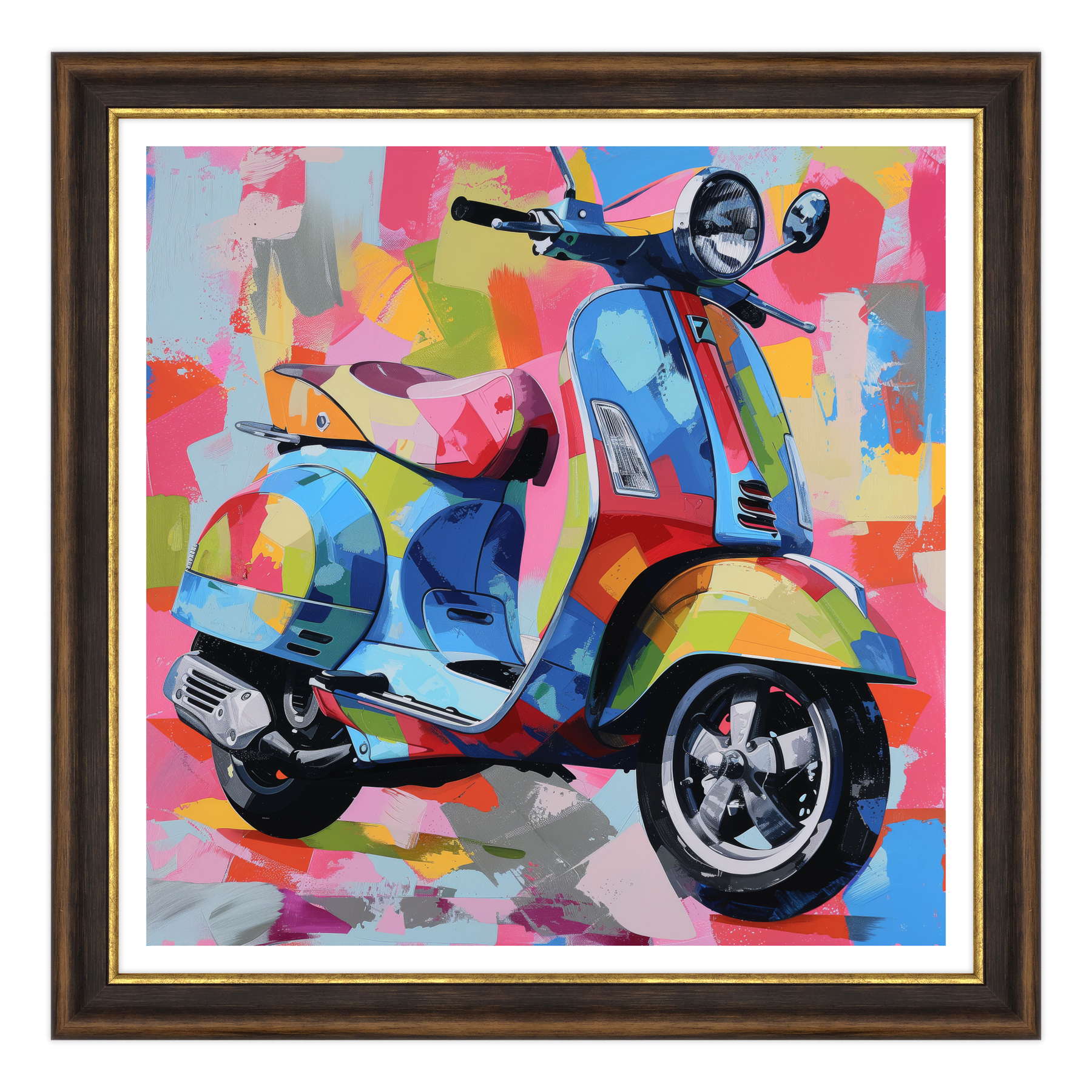 Arlecchino Motorizzato - Vespa in Patchwork