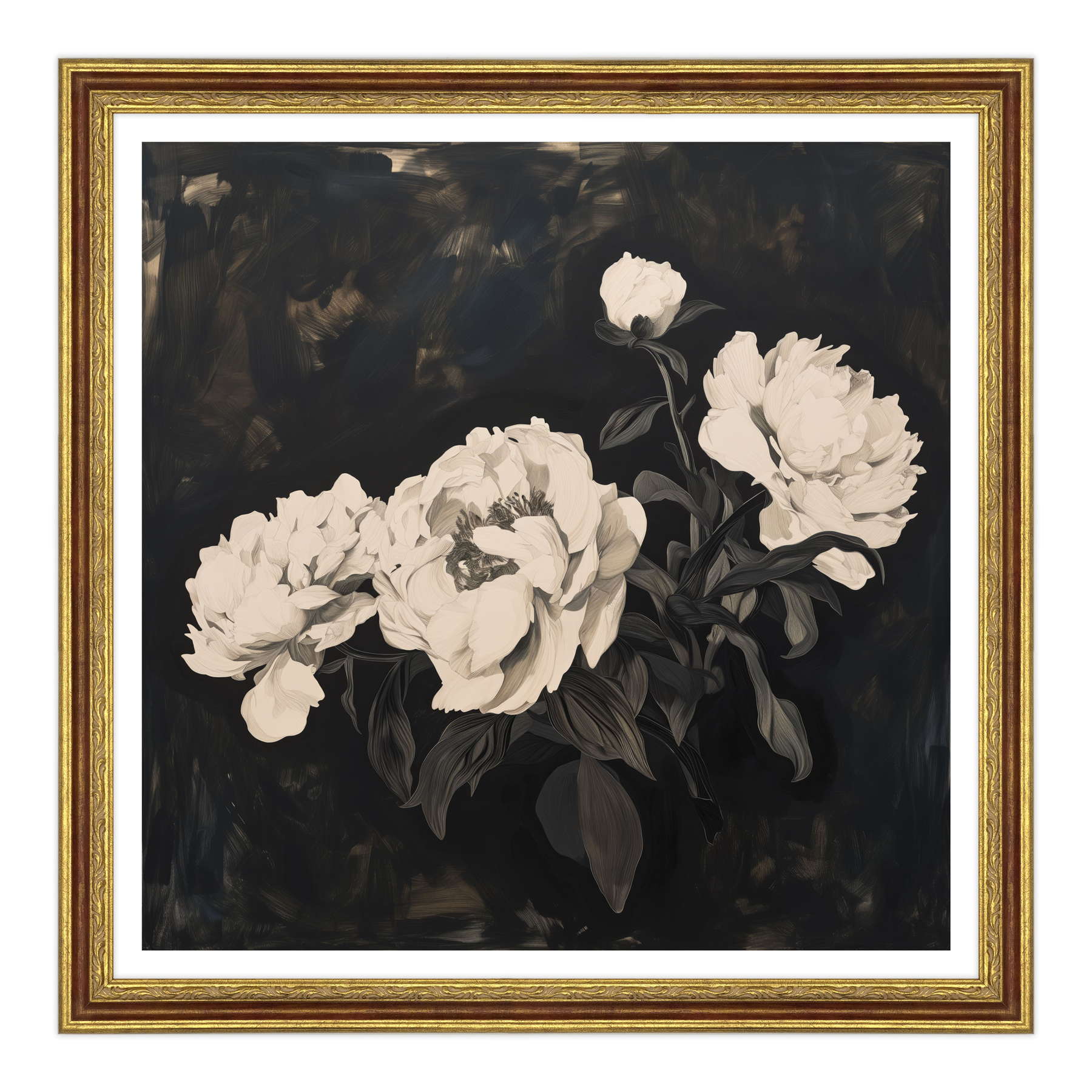 Sogno Notturno: Peonie su Velluto