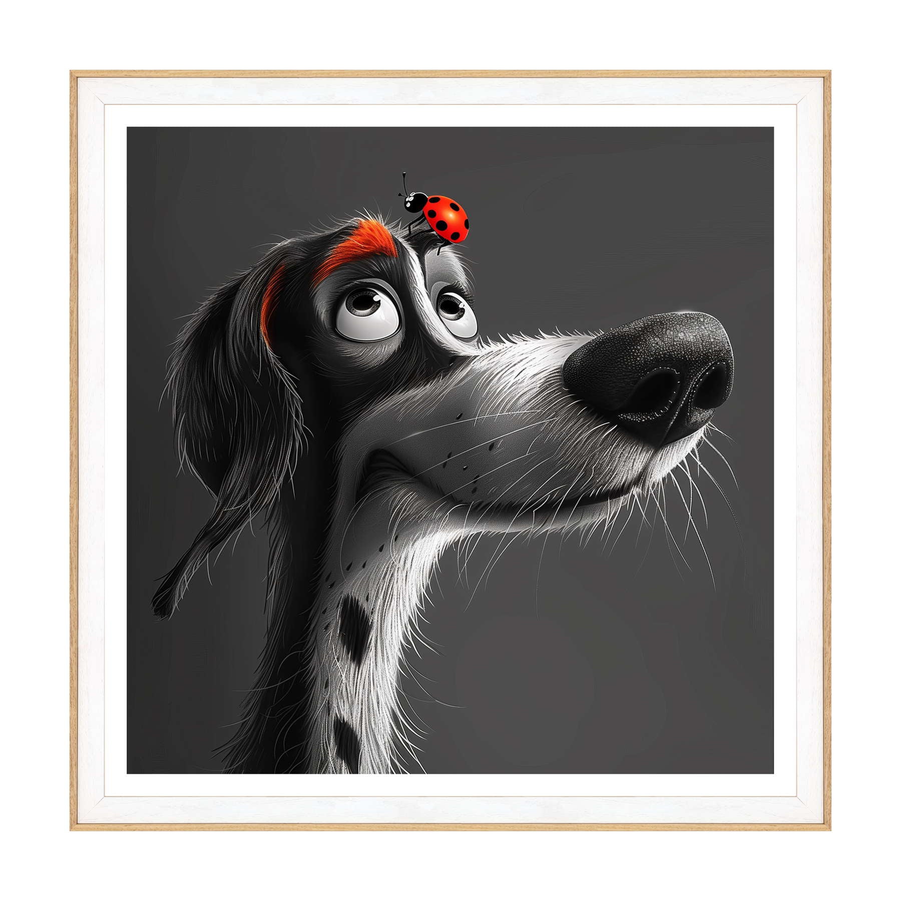 Incontro al Bivio: Il Cane e la Coccinella