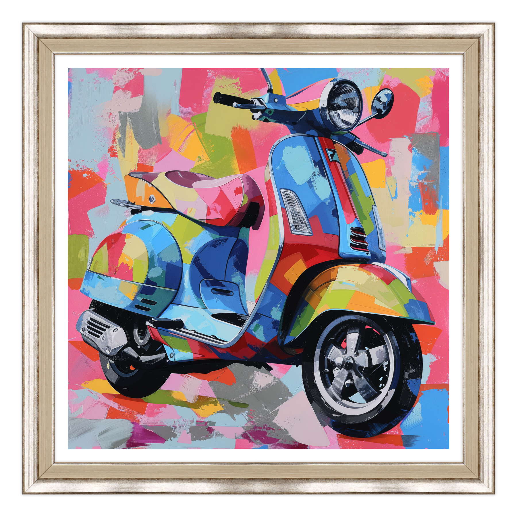 Arlecchino Motorizzato - Vespa in Patchwork