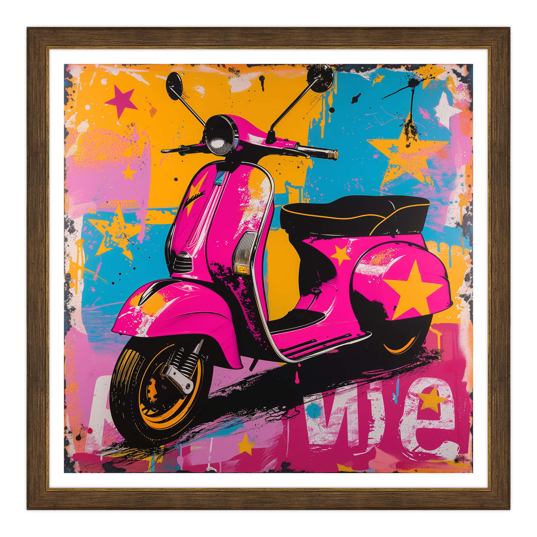 La Vespa che Sfida i Colori
