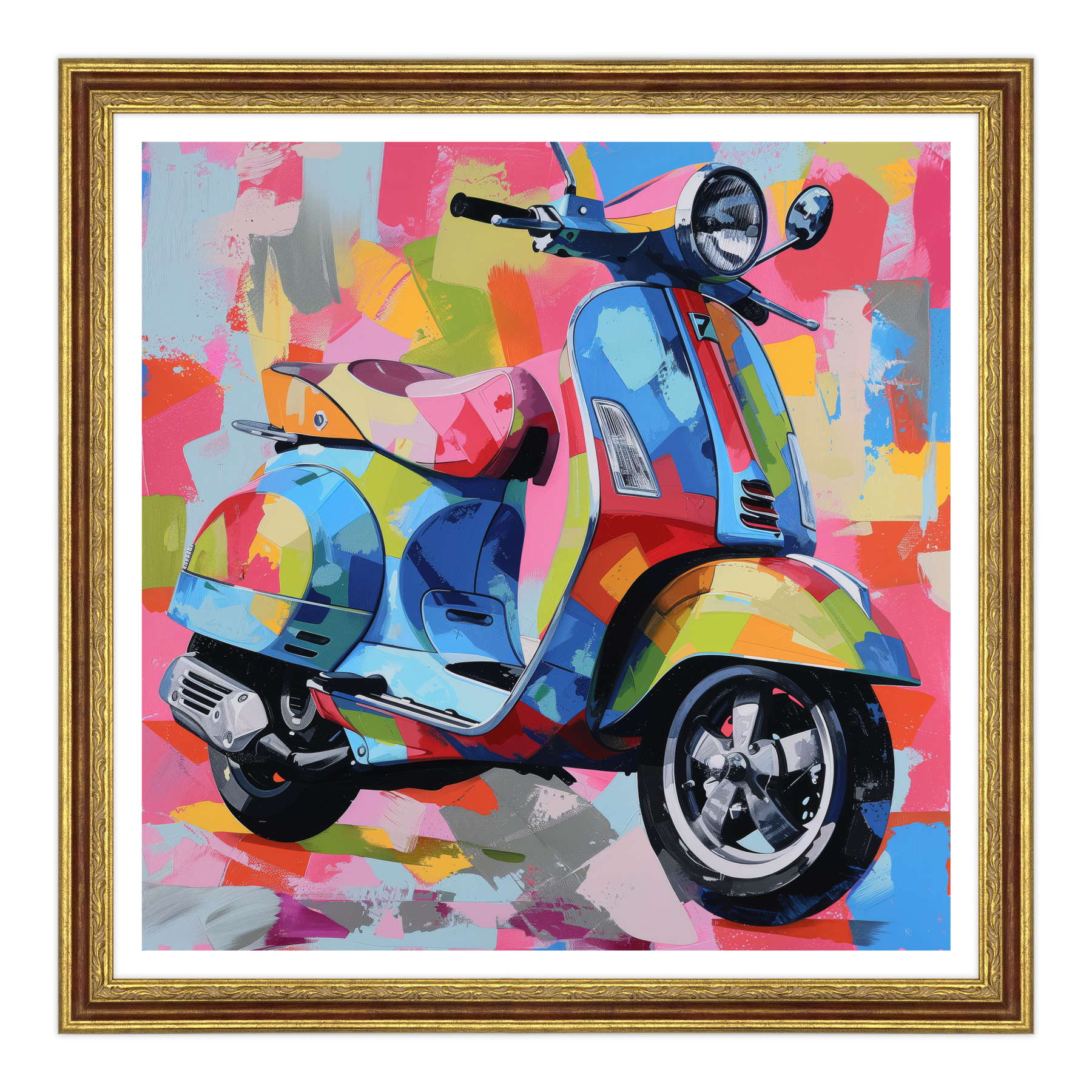 Arlecchino Motorizzato - Vespa in Patchwork