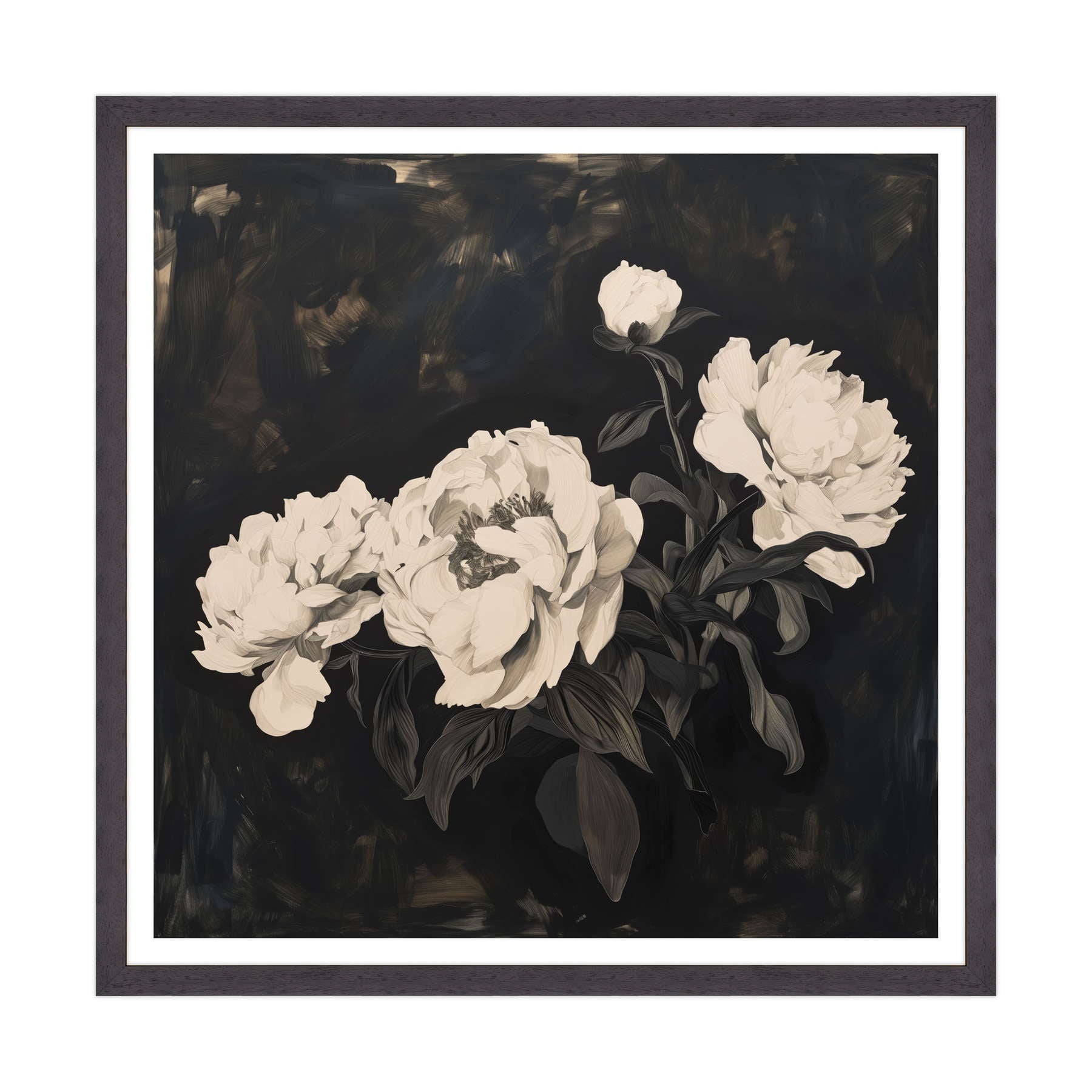 Sogno Notturno: Peonie su Velluto