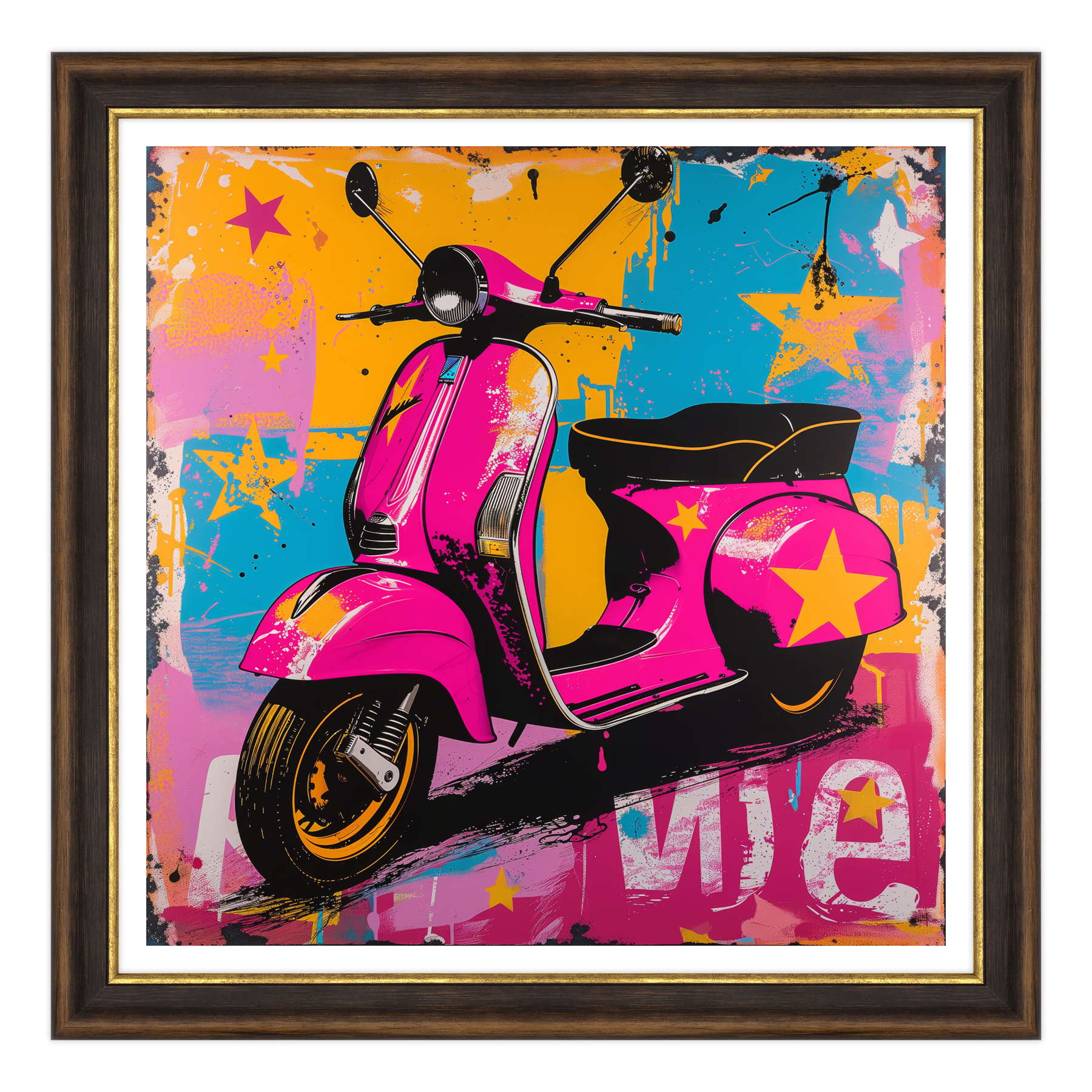 La Vespa che Sfida i Colori