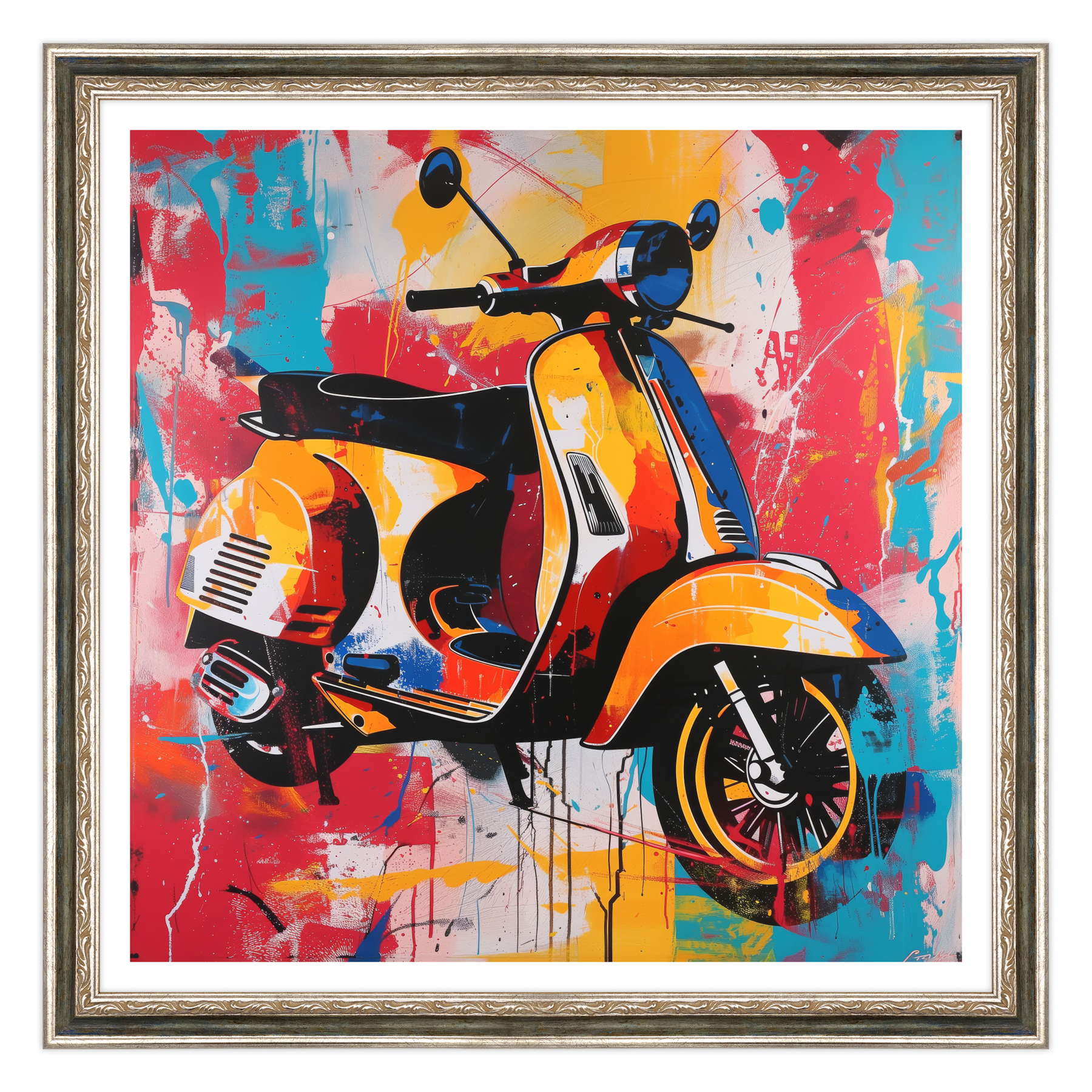 Energia Purpurea: La Vespa nell'Arte Contemporanea