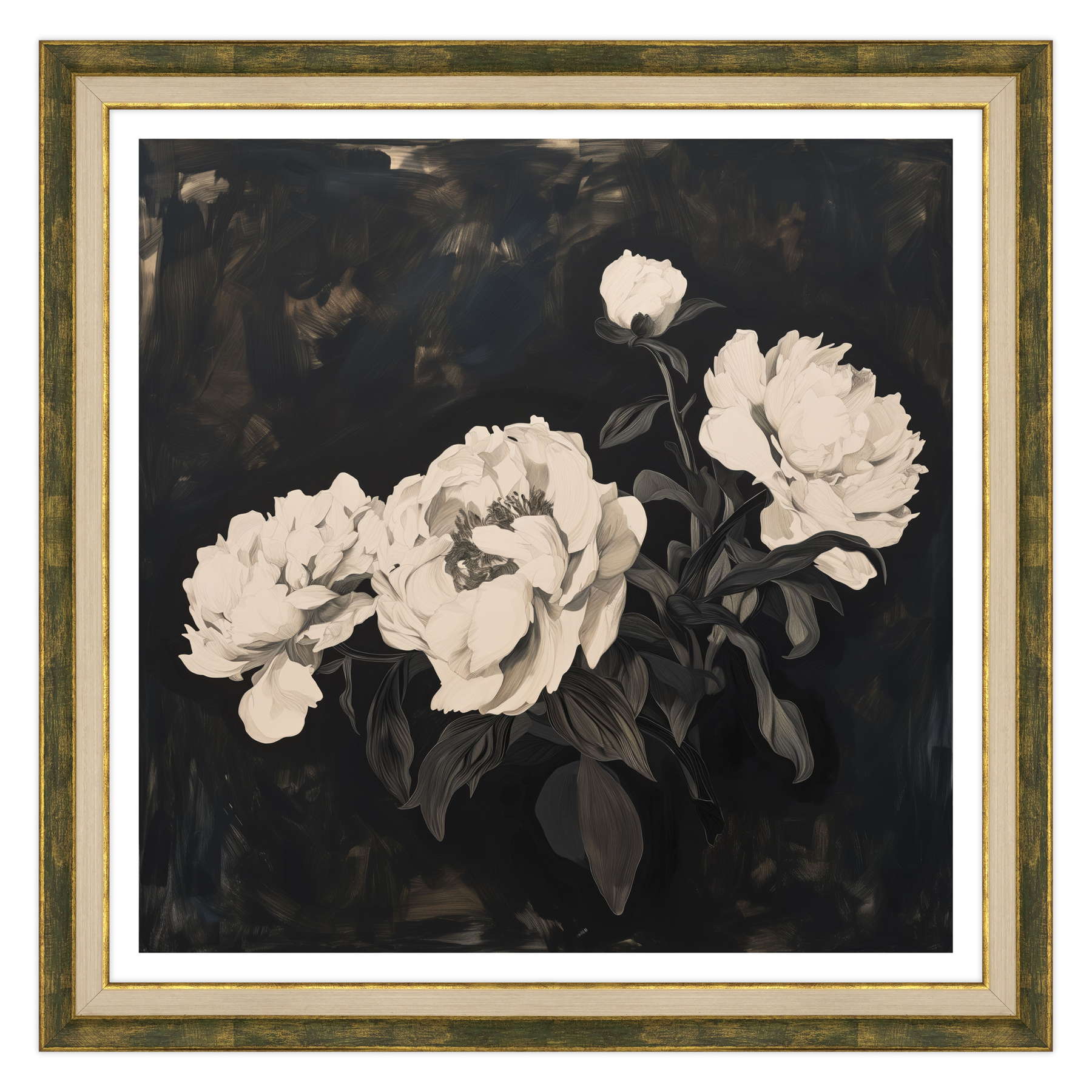 Sogno Notturno: Peonie su Velluto