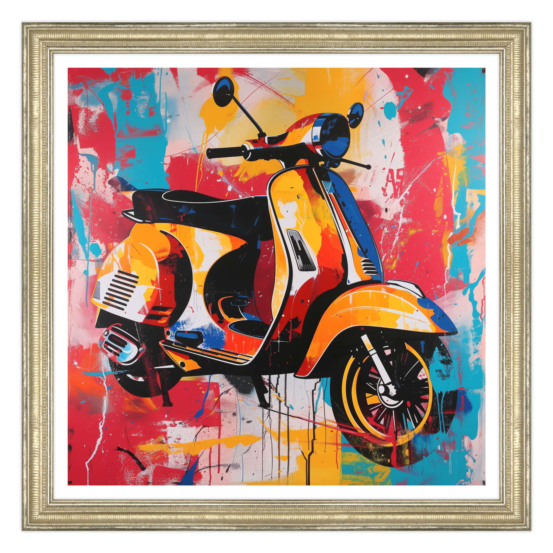 Energia Purpurea: La Vespa nell'Arte Contemporanea