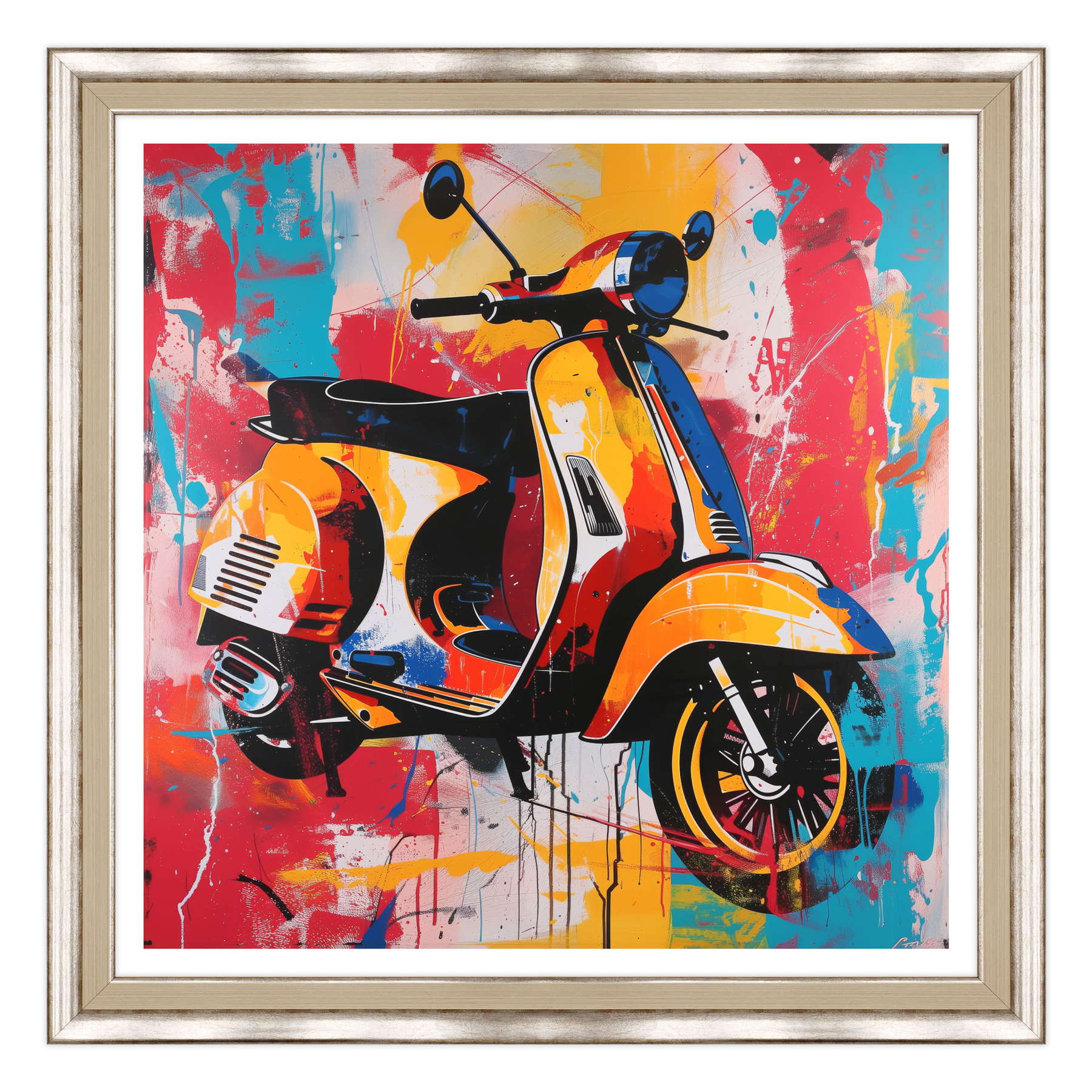 Energia Purpurea: La Vespa nell'Arte Contemporanea