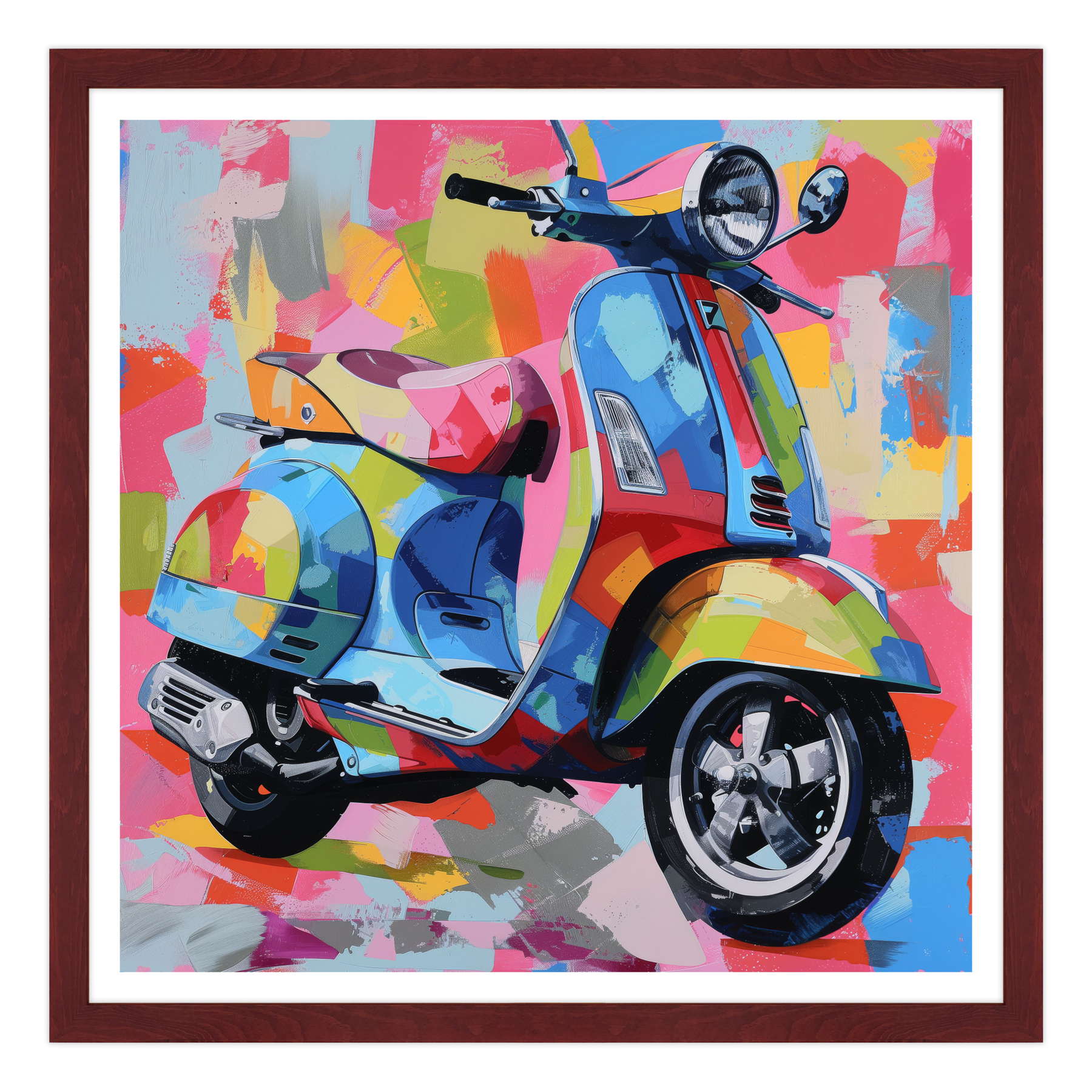 Arlecchino Motorizzato - Vespa in Patchwork