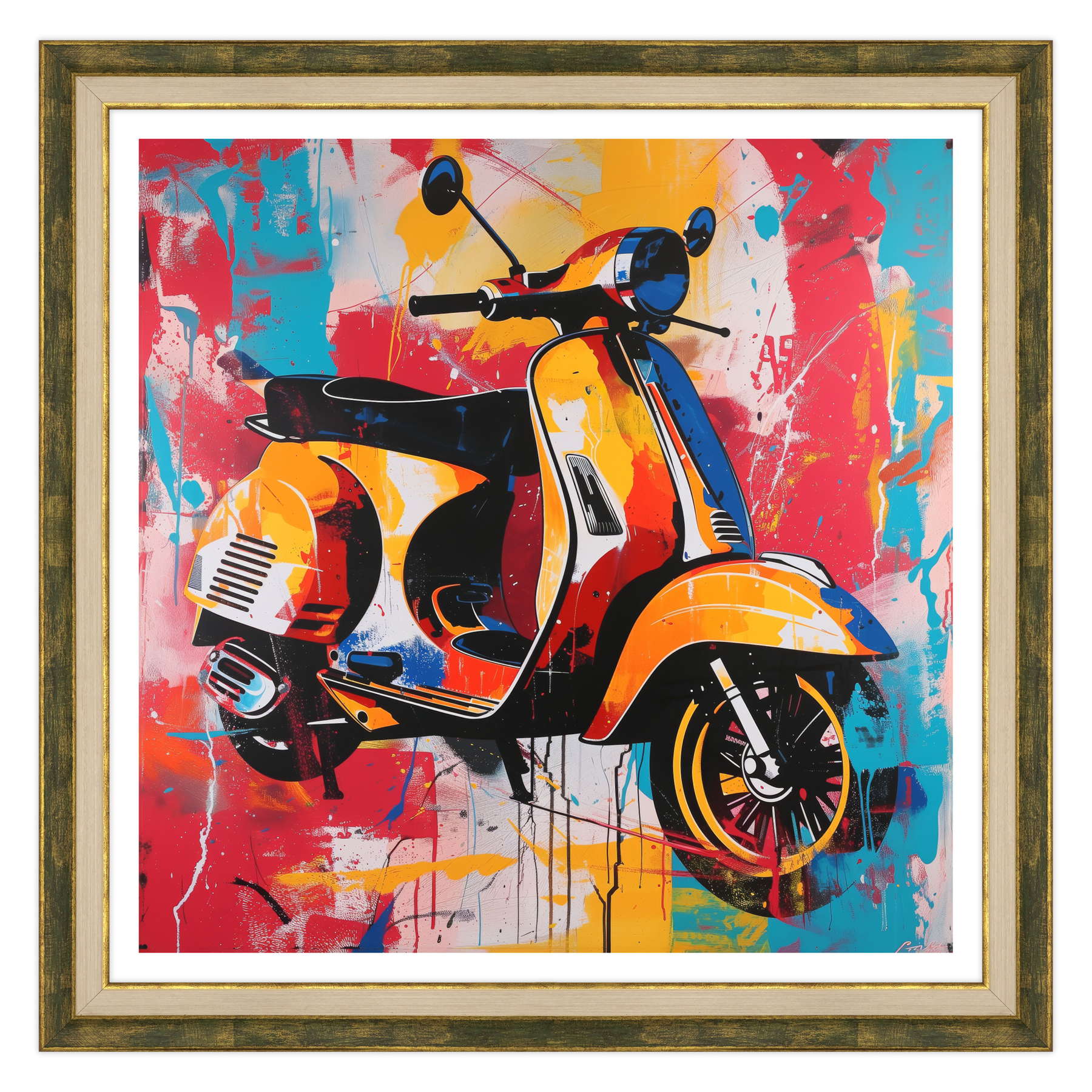 Energia Purpurea: La Vespa nell'Arte Contemporanea
