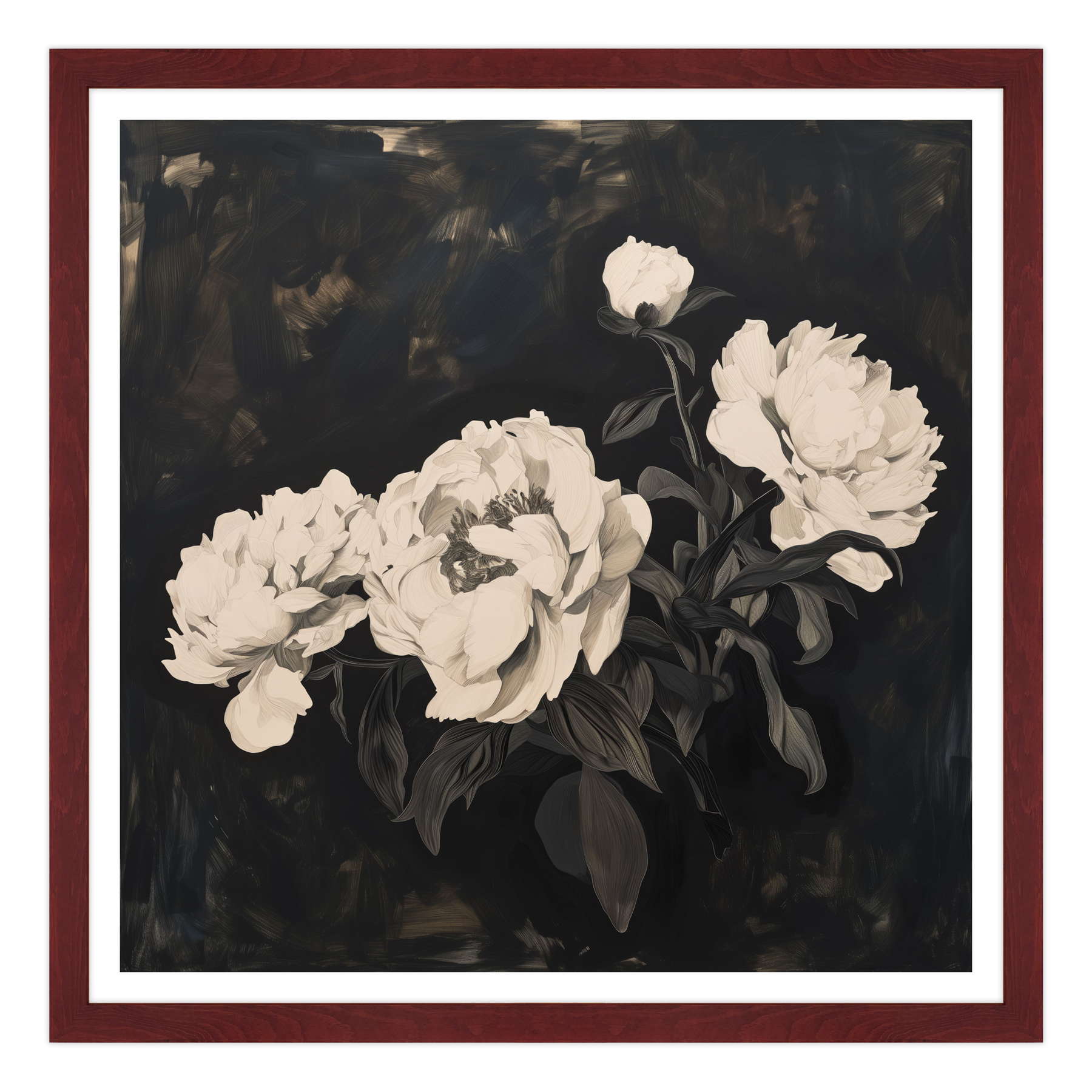 Sogno Notturno: Peonie su Velluto