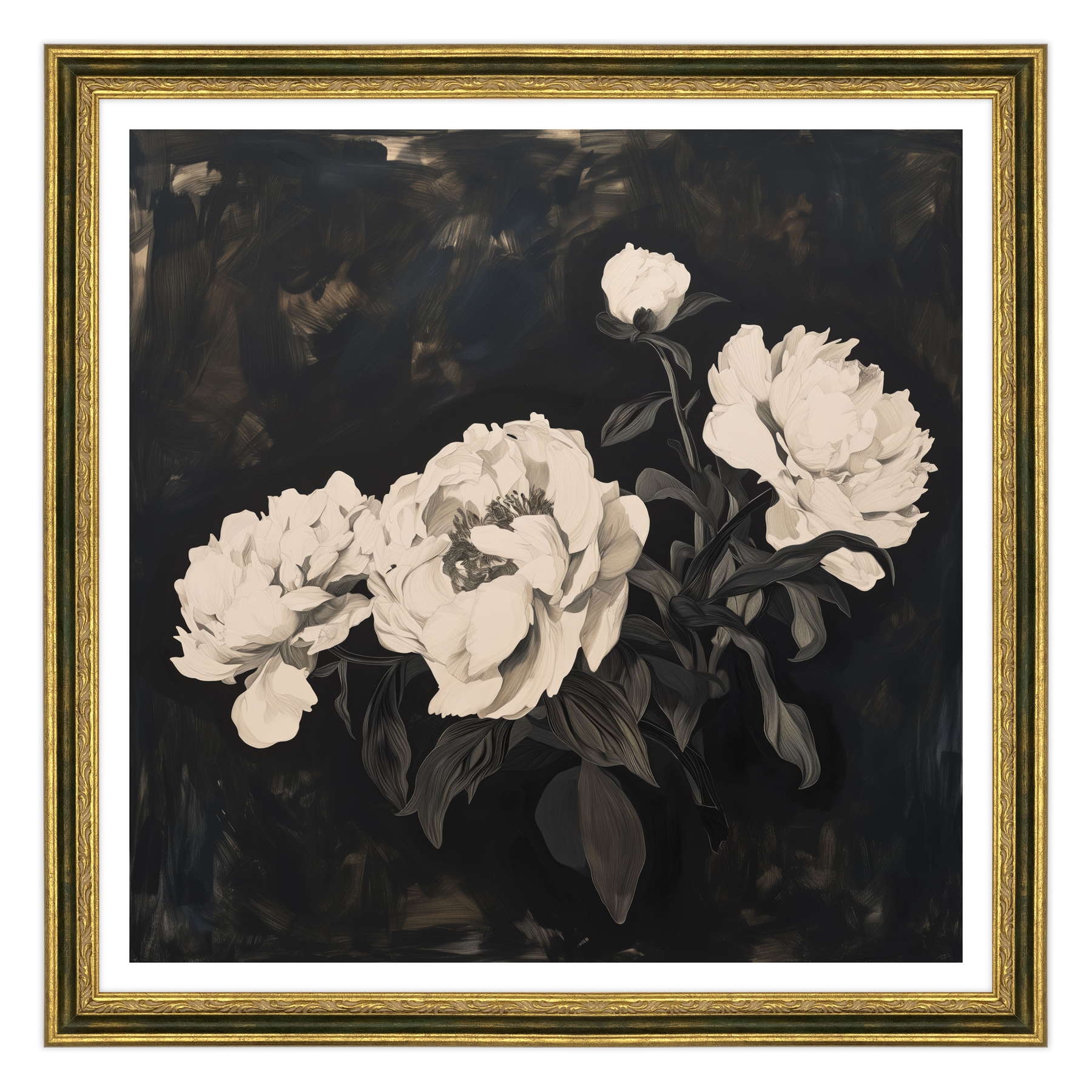 Sogno Notturno: Peonie su Velluto