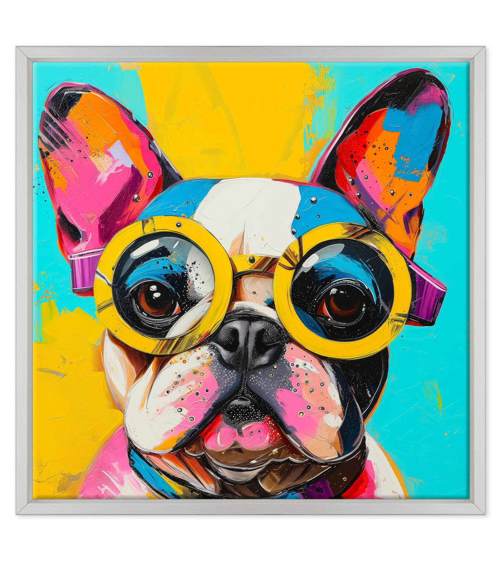 Lo Sguardo Pop del Bulldog Frenchie