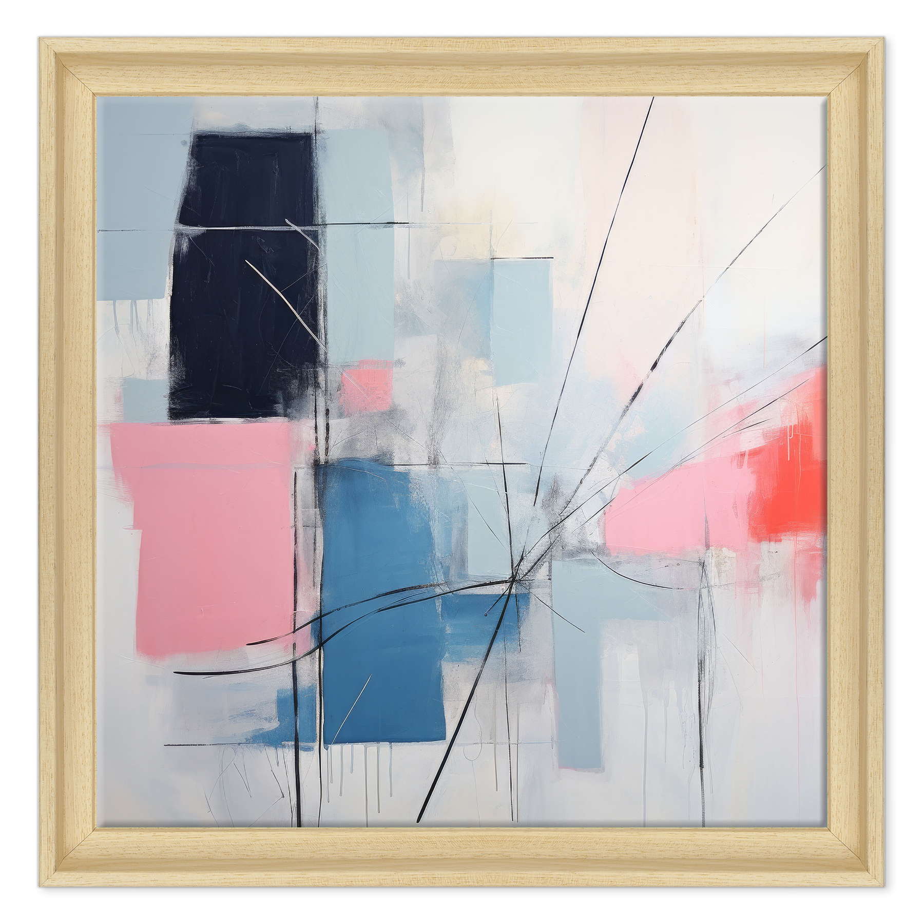 Astratto - Sinfonia in Blu e Rosa