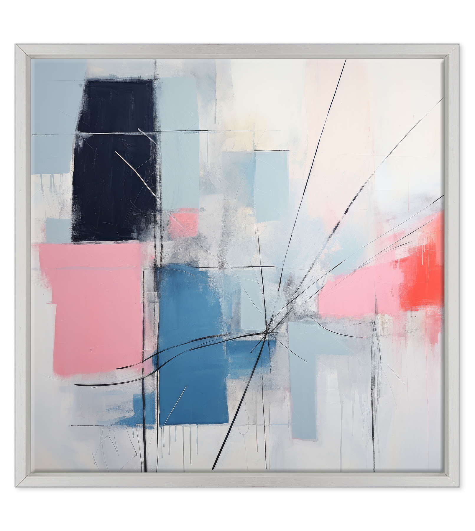 Astratto - Sinfonia in Blu e Rosa