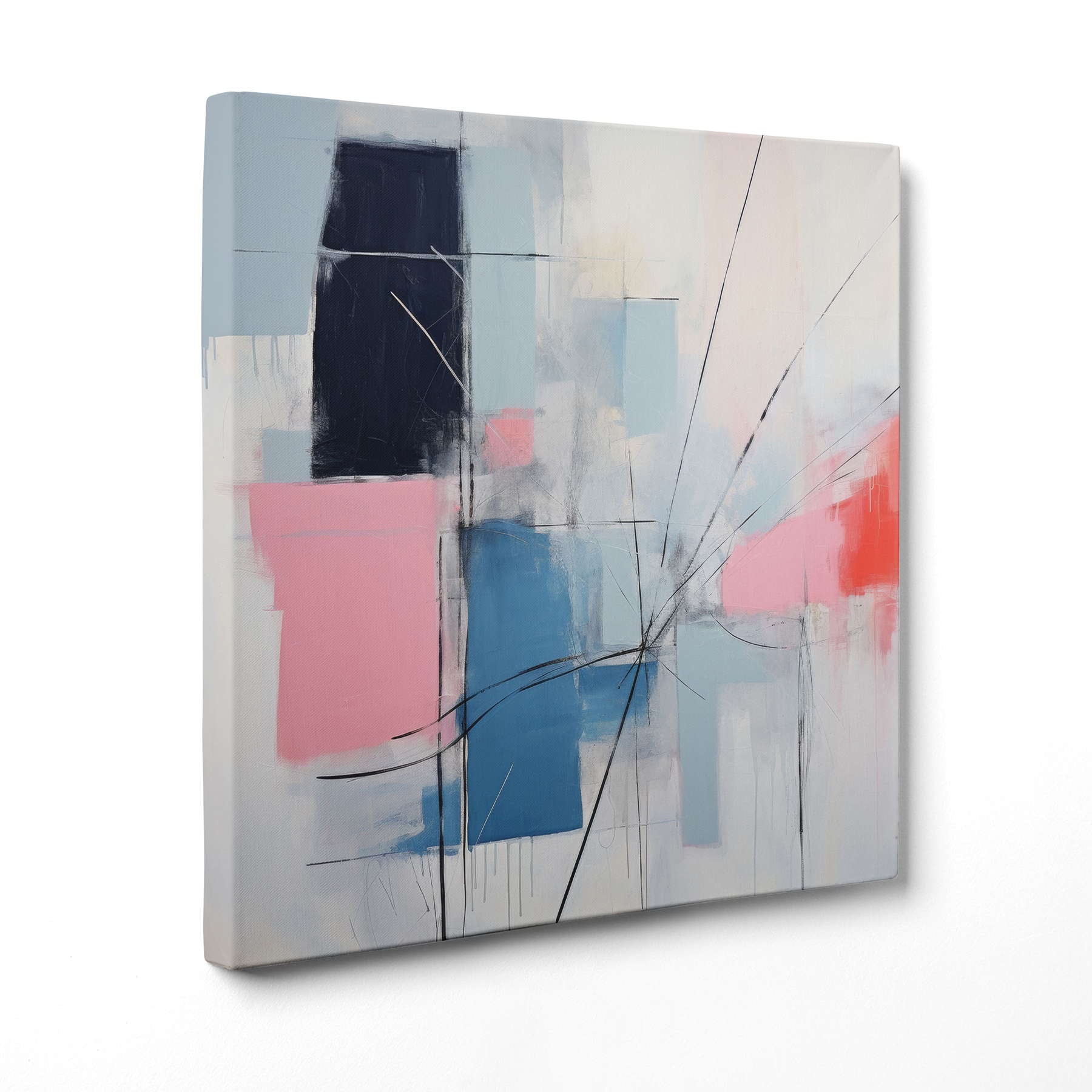 Astratto - Sinfonia in Blu e Rosa