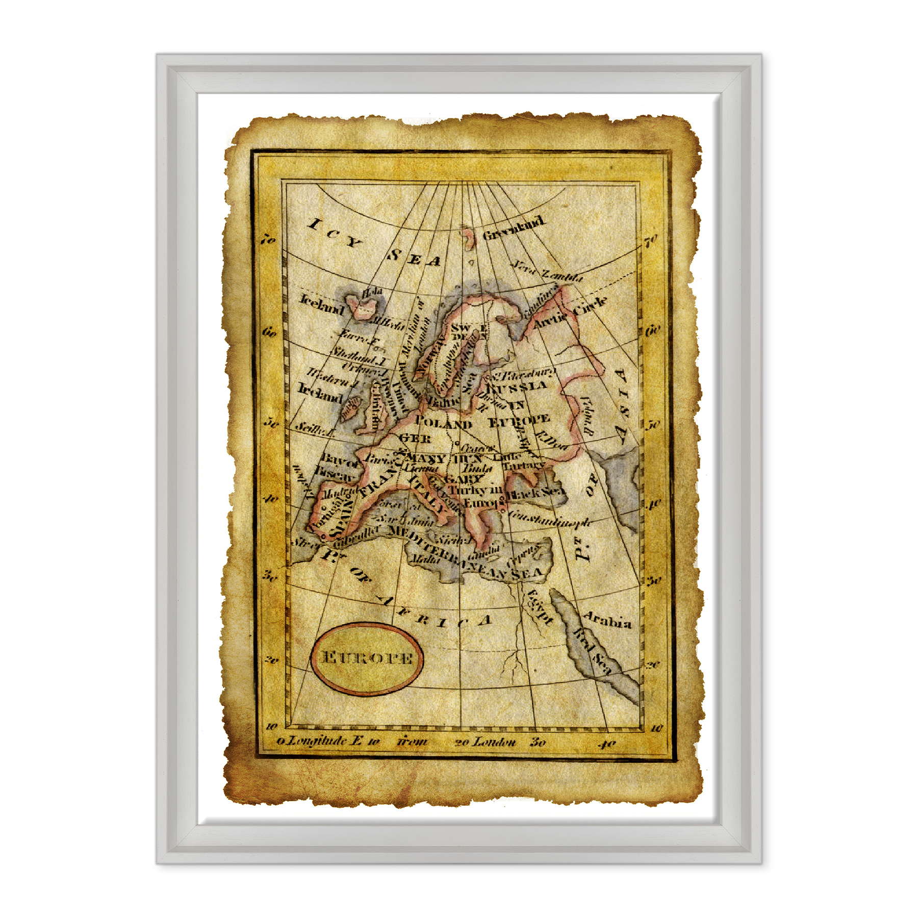 Antica Mappa Europa