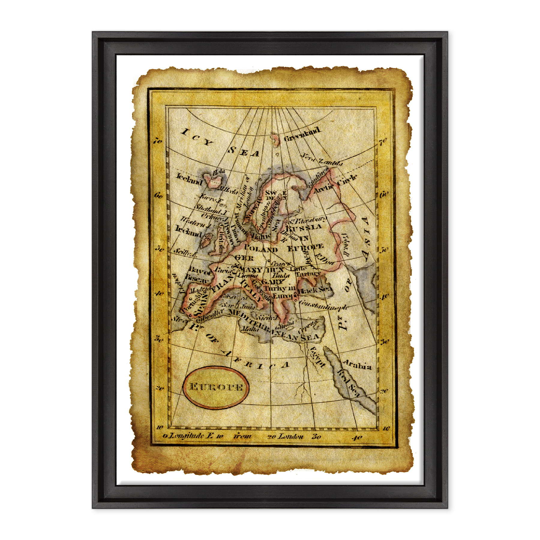 Antica Mappa Europa