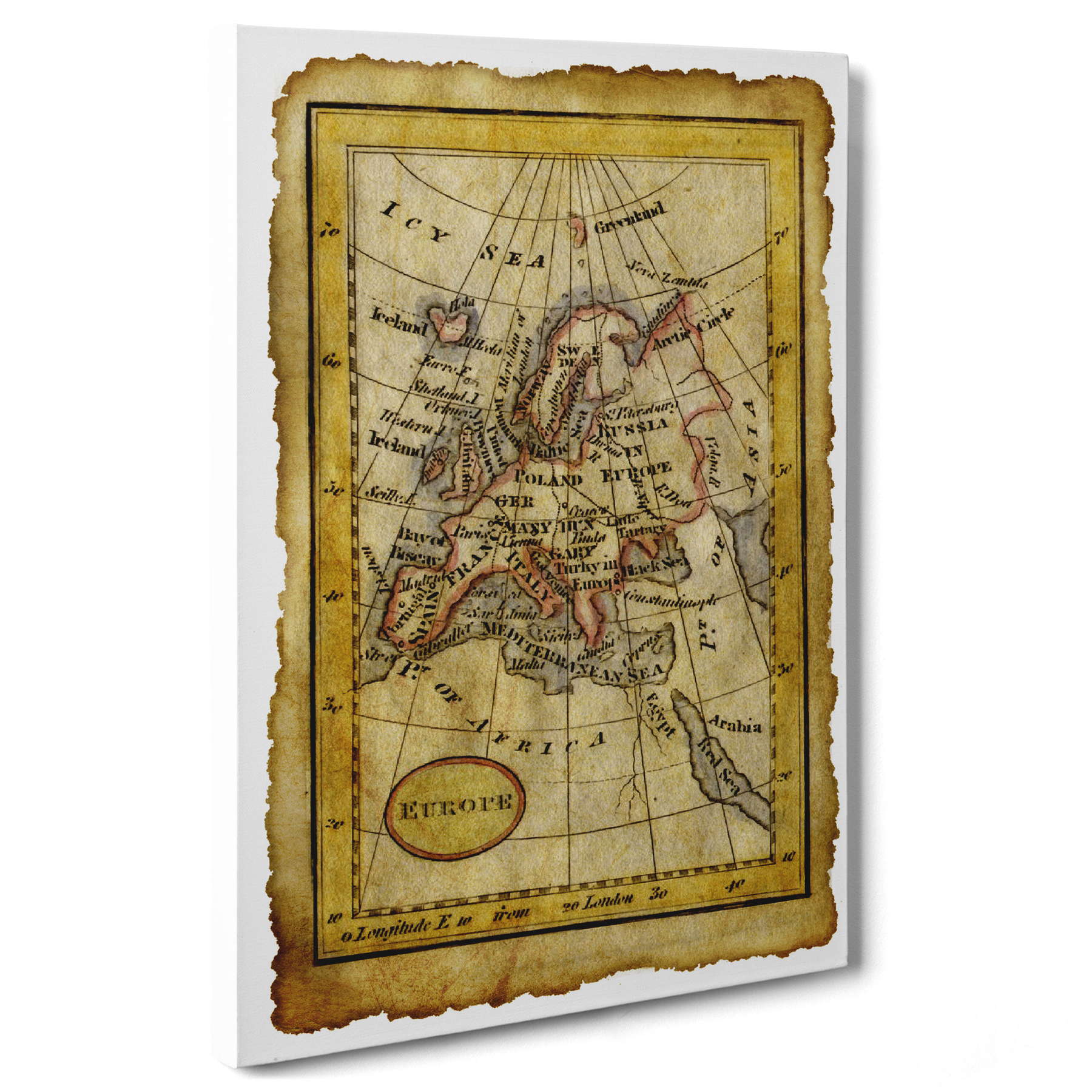 Antica Mappa Europa