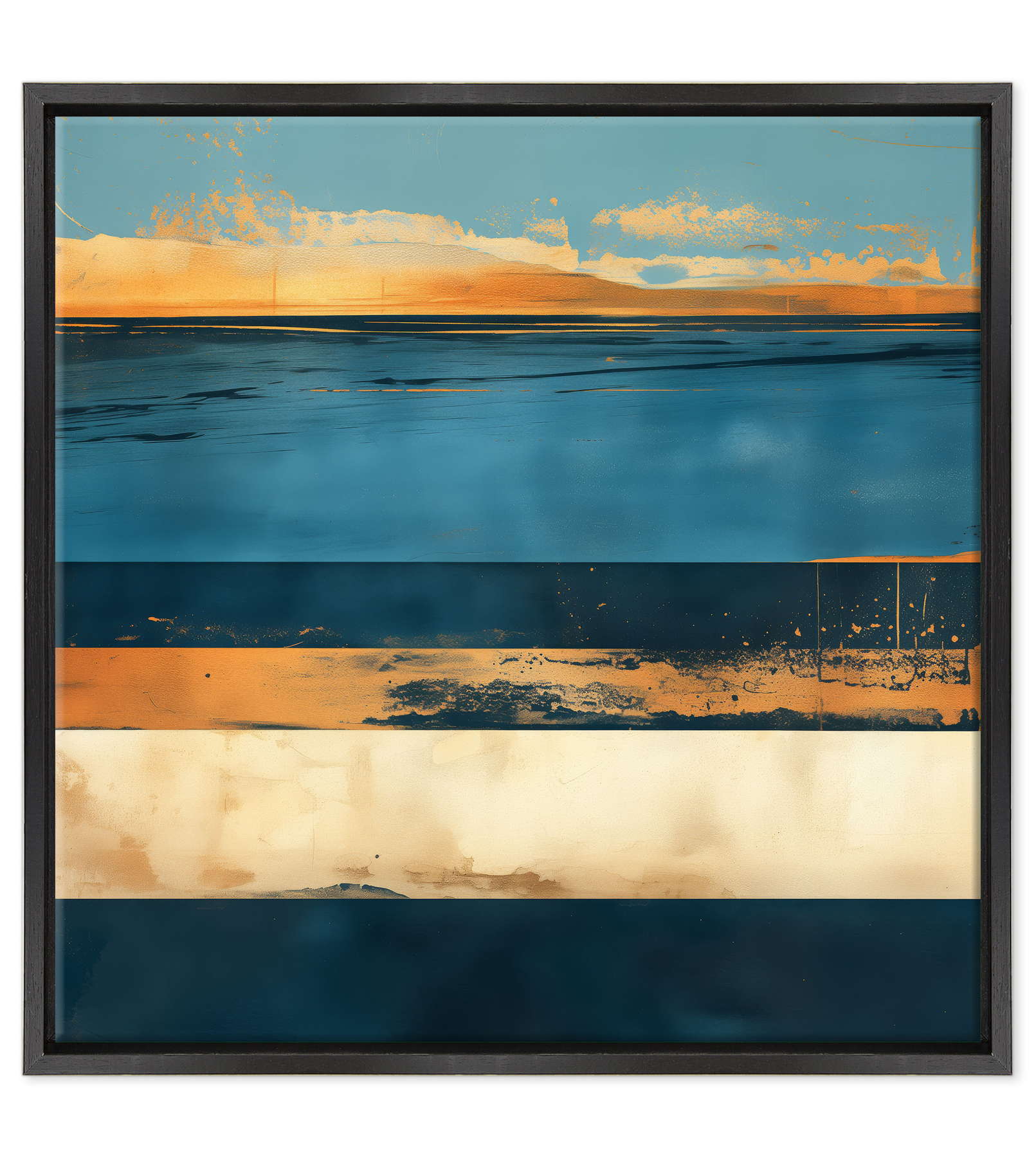 Astratto - Tramonto su Acque Tranquille