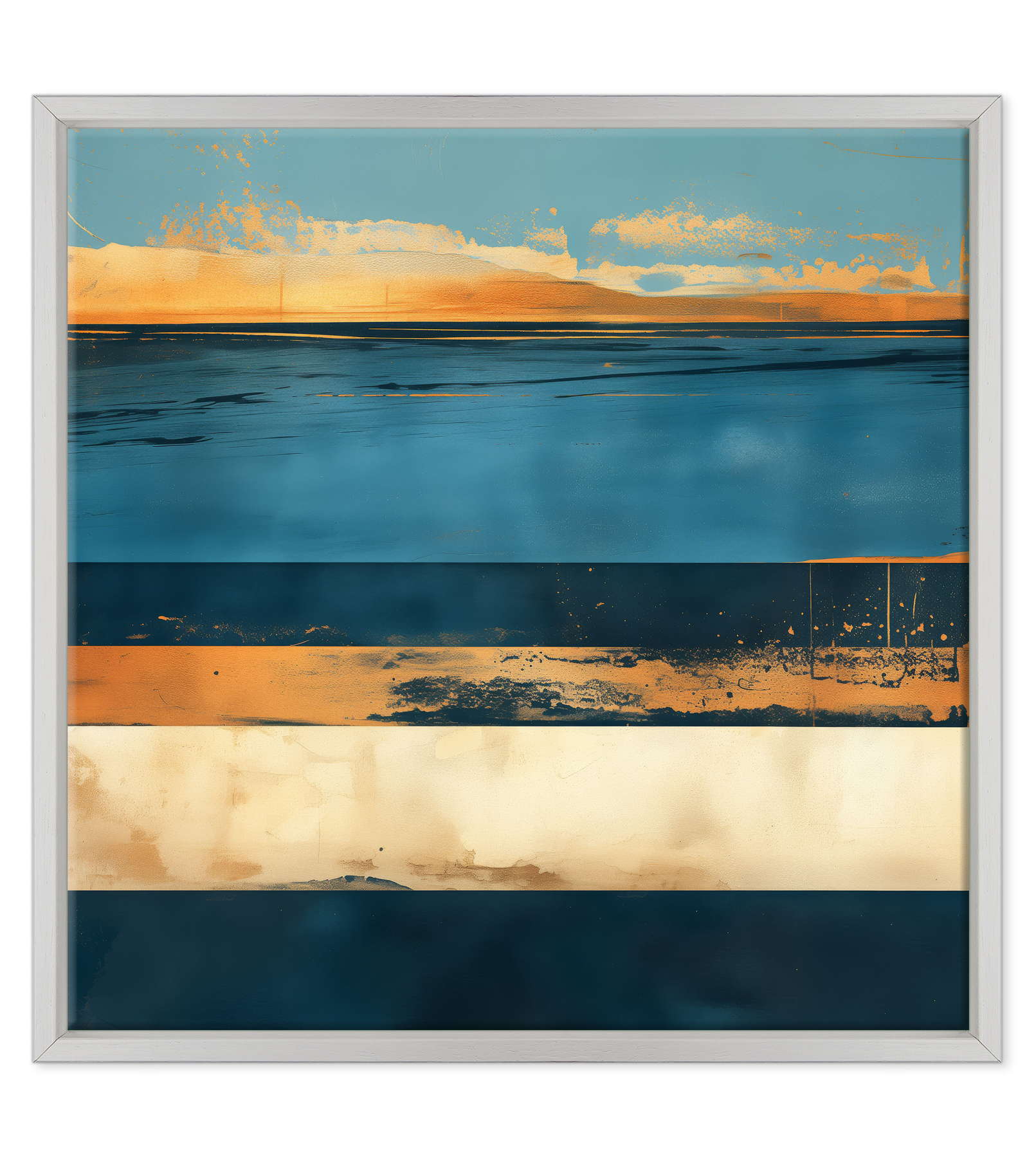 Astratto - Tramonto su Acque Tranquille