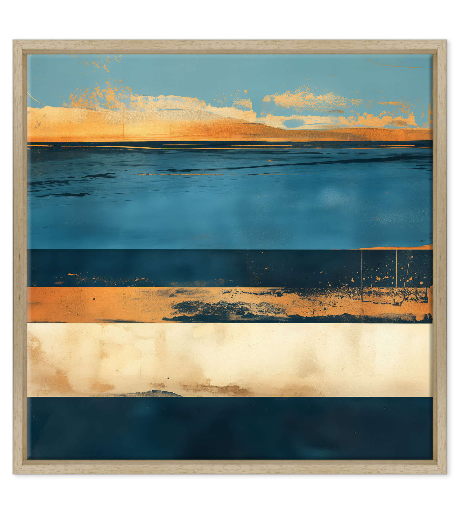 Astratto - Tramonto su Acque Tranquille