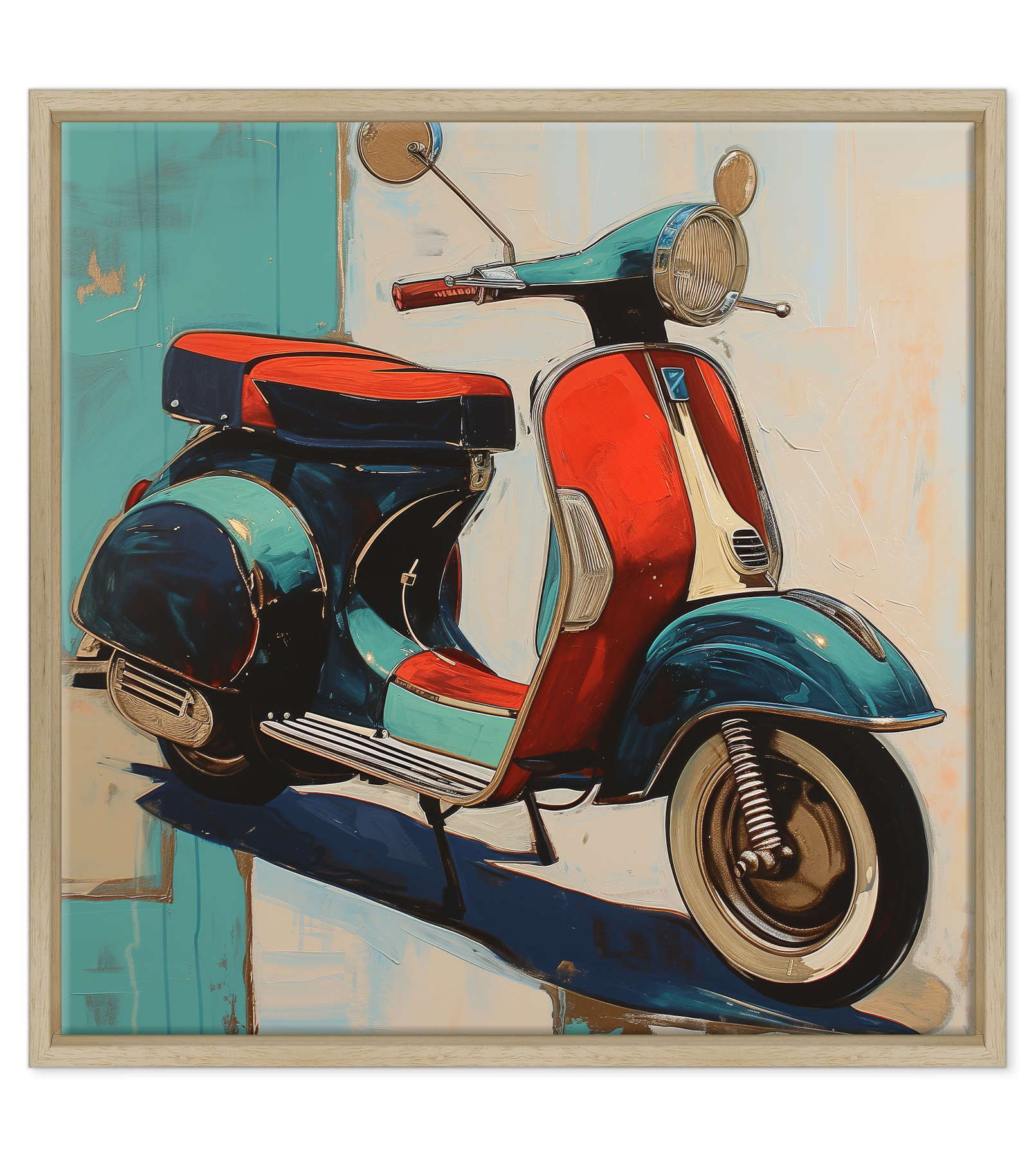 Ricordi in Blu e Rosso: Il Sogno della Vespa