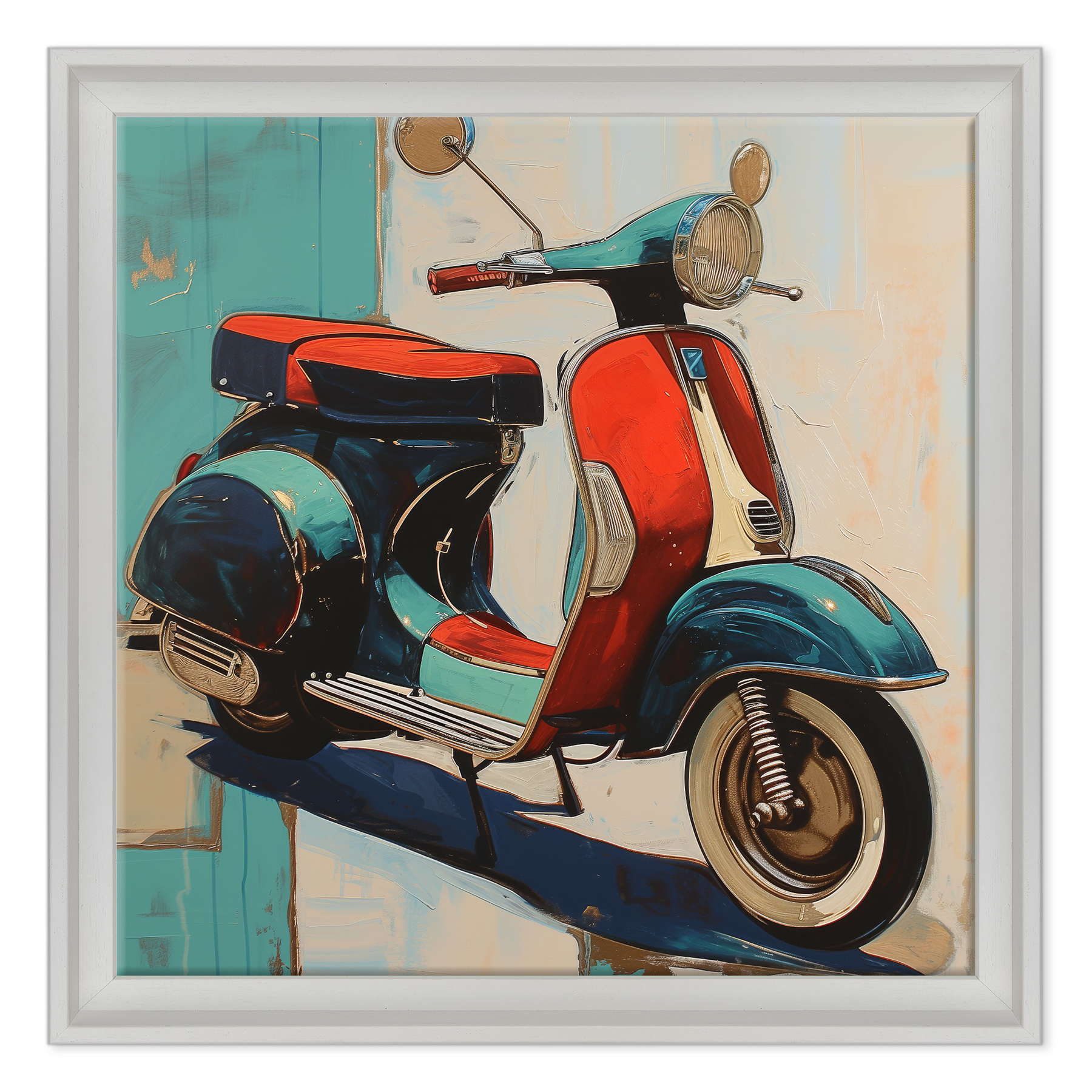 Ricordi in Blu e Rosso: Il Sogno della Vespa