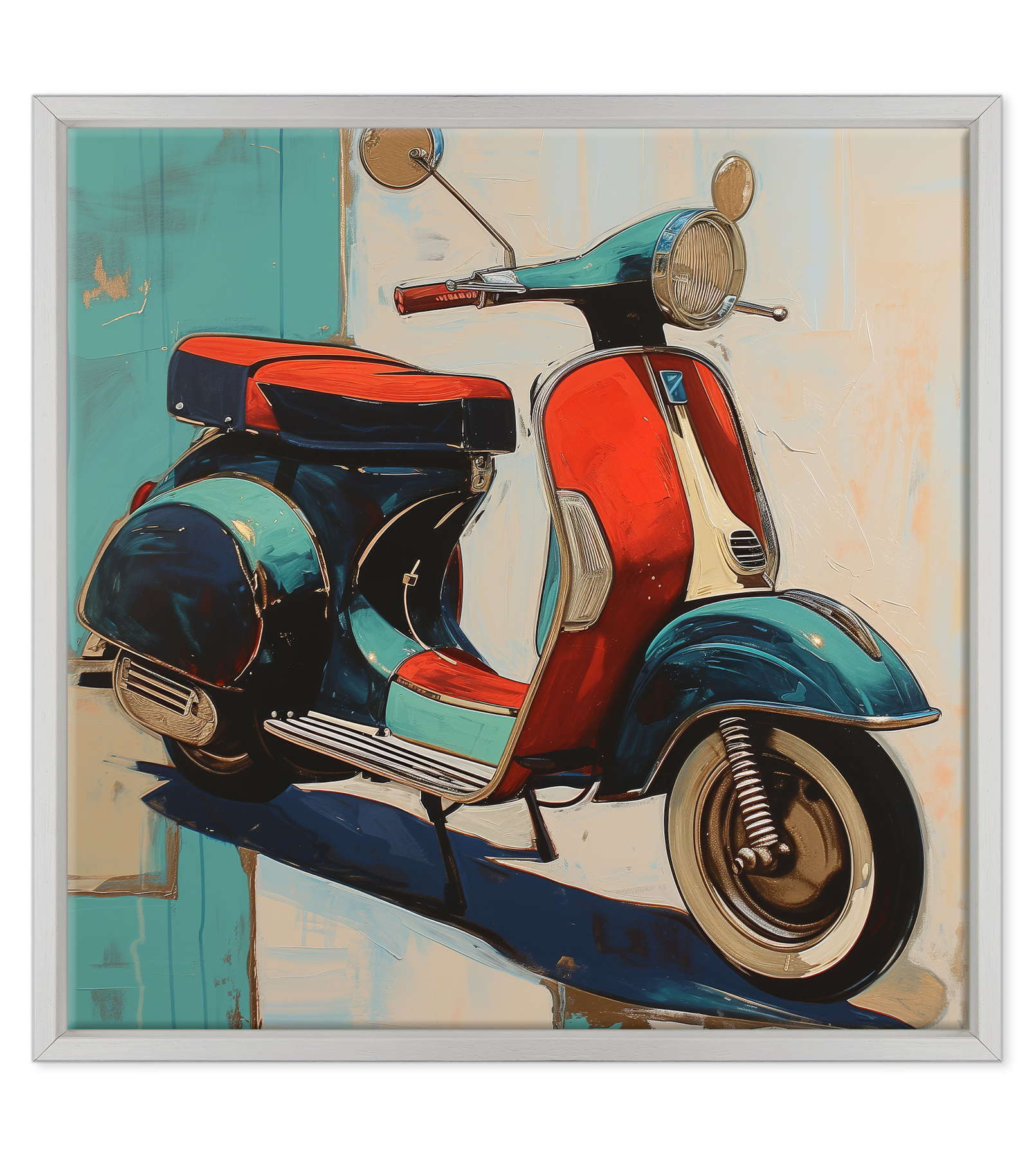 Ricordi in Blu e Rosso: Il Sogno della Vespa