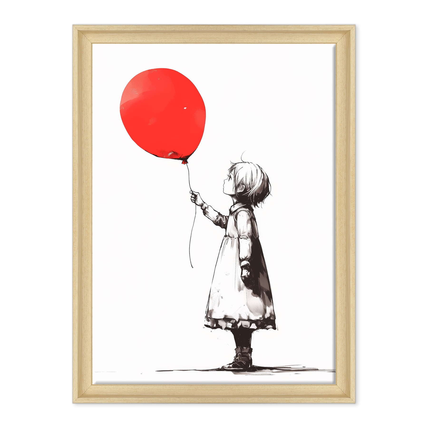 Silhouette di Speranza: Volare via in Rosso