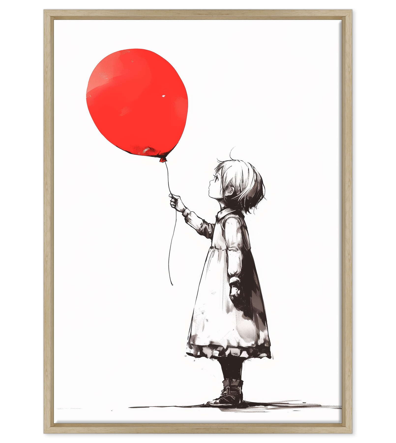 Silhouette di Speranza: Volare via in Rosso