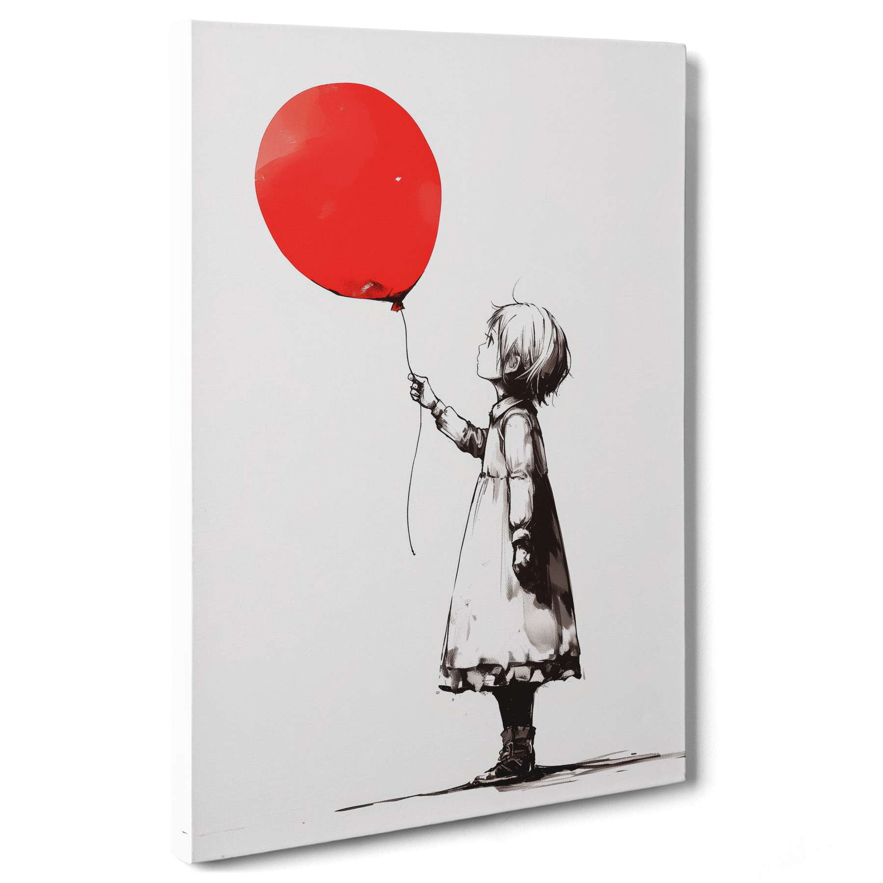 Silhouette di Speranza: Volare via in Rosso