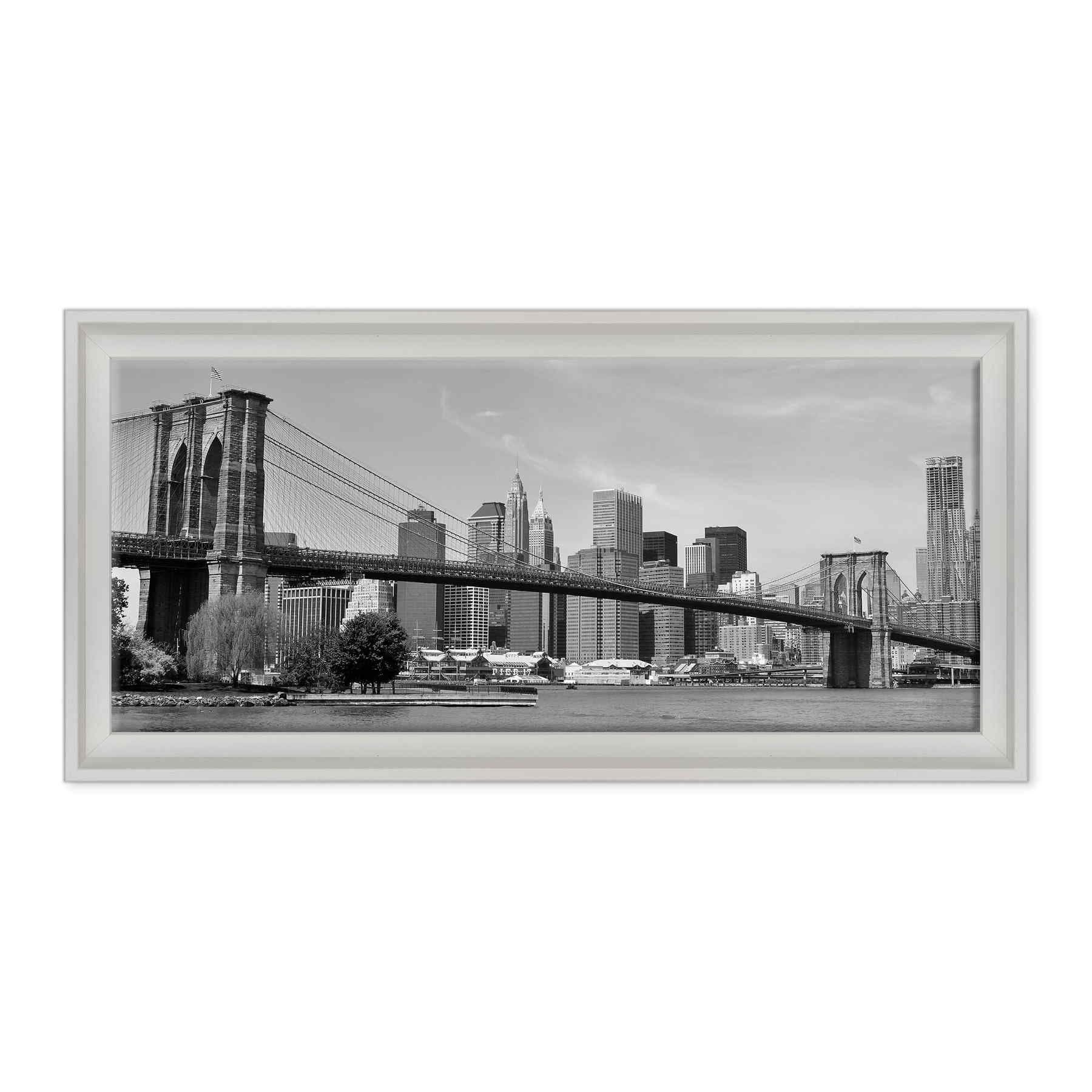 New York - Ponte di Brooklyn Bianco e Nero