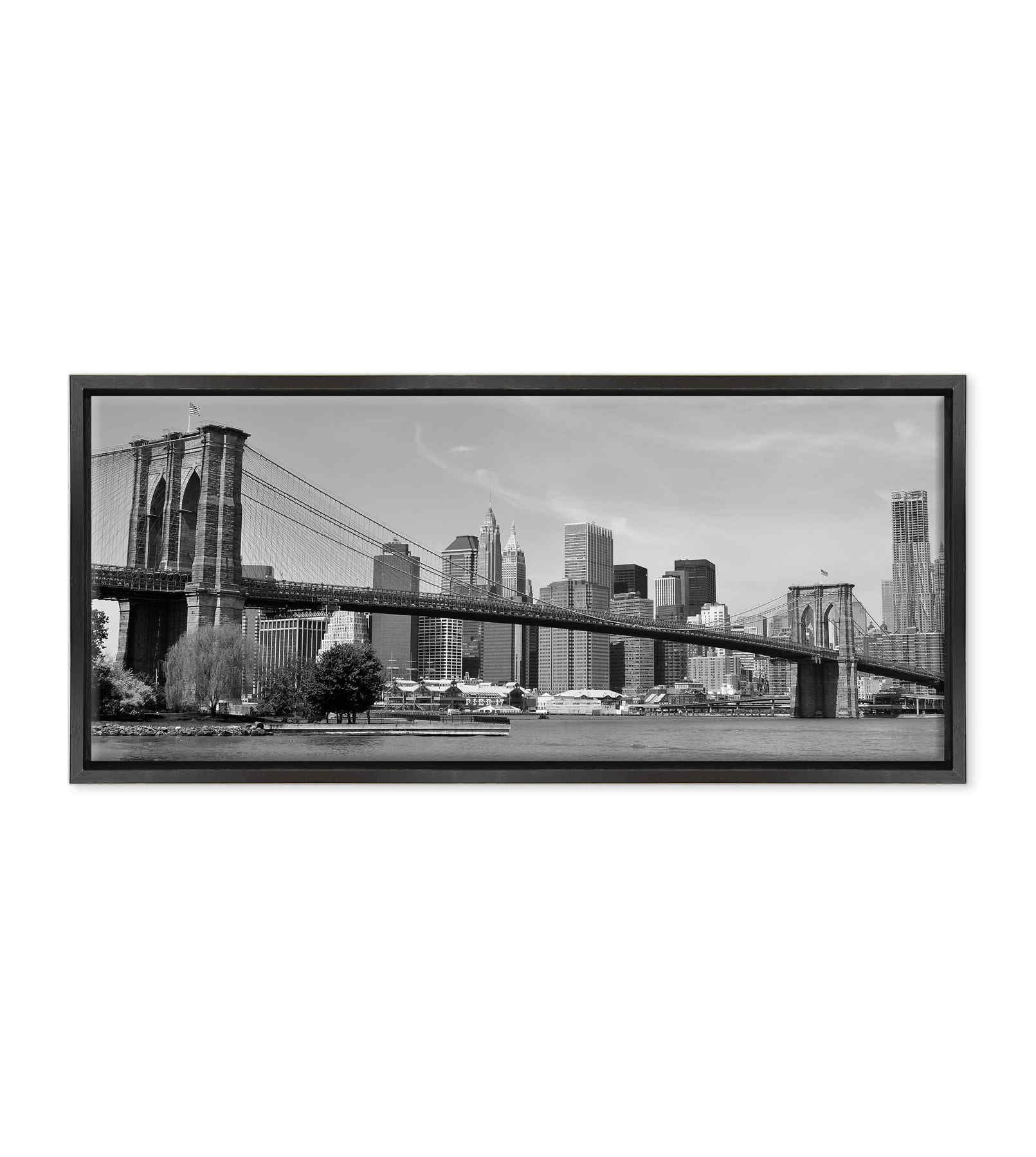 New York - Ponte di Brooklyn Bianco e Nero
