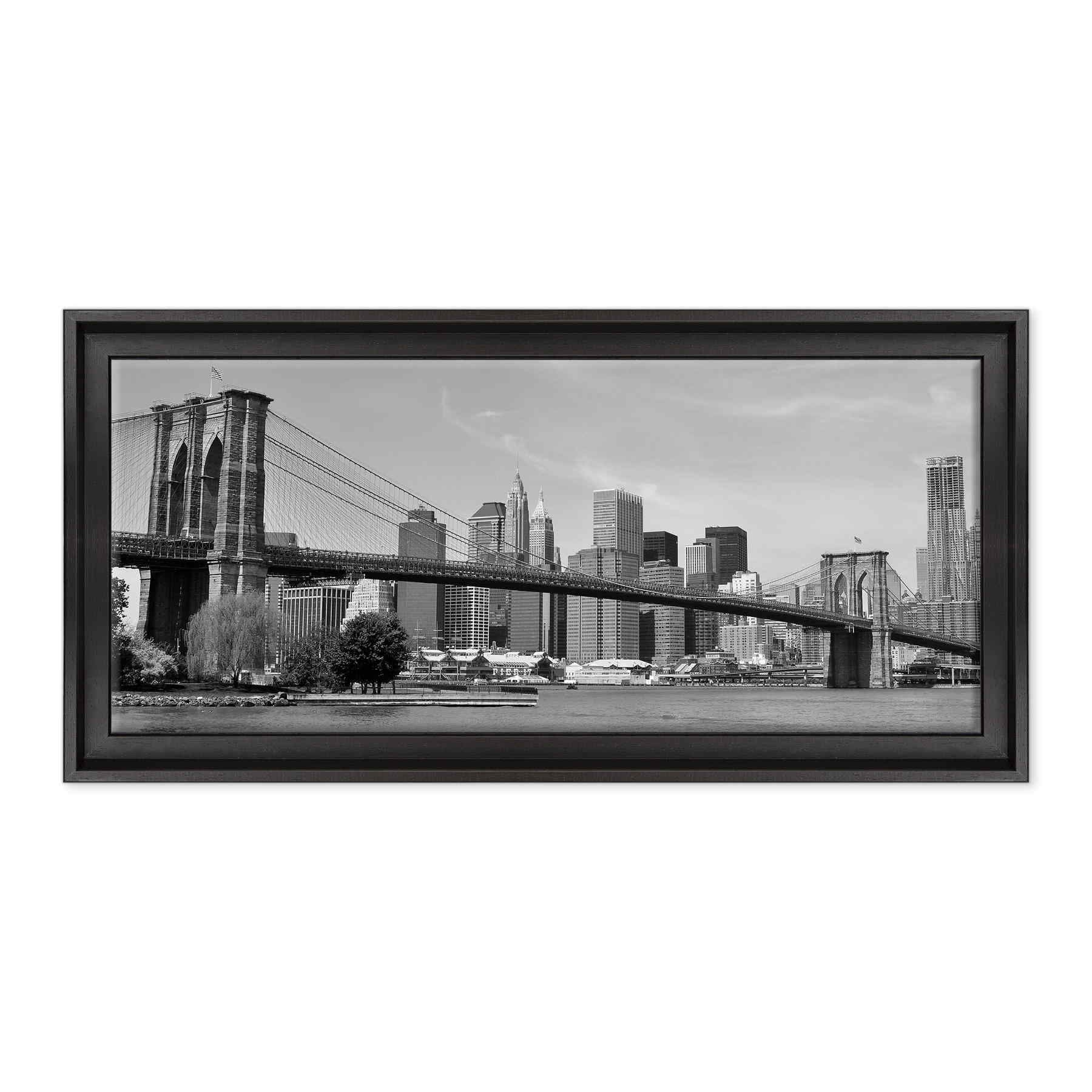 New York - Ponte di Brooklyn Bianco e Nero