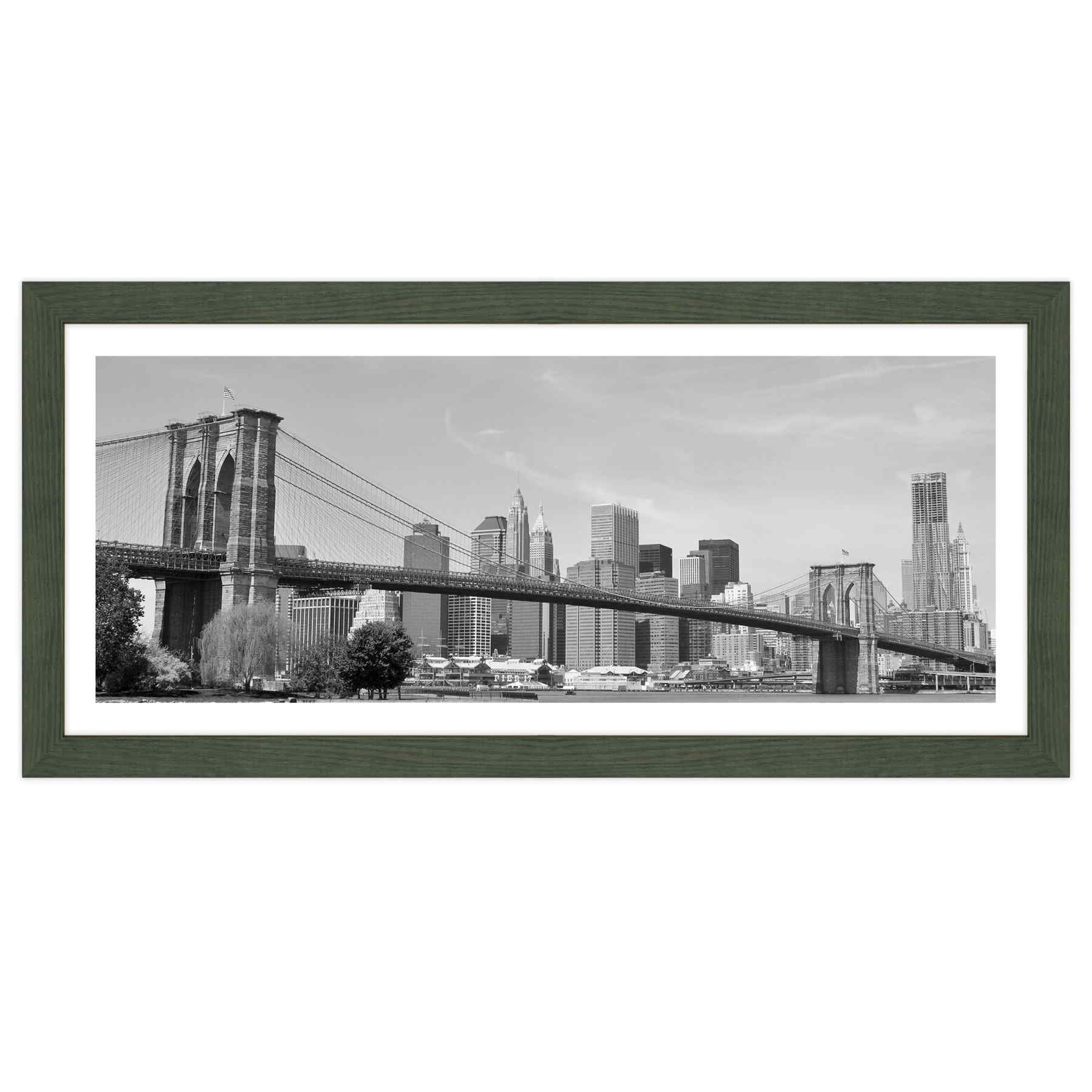 New York - Ponte di Brooklyn Bianco e Nero