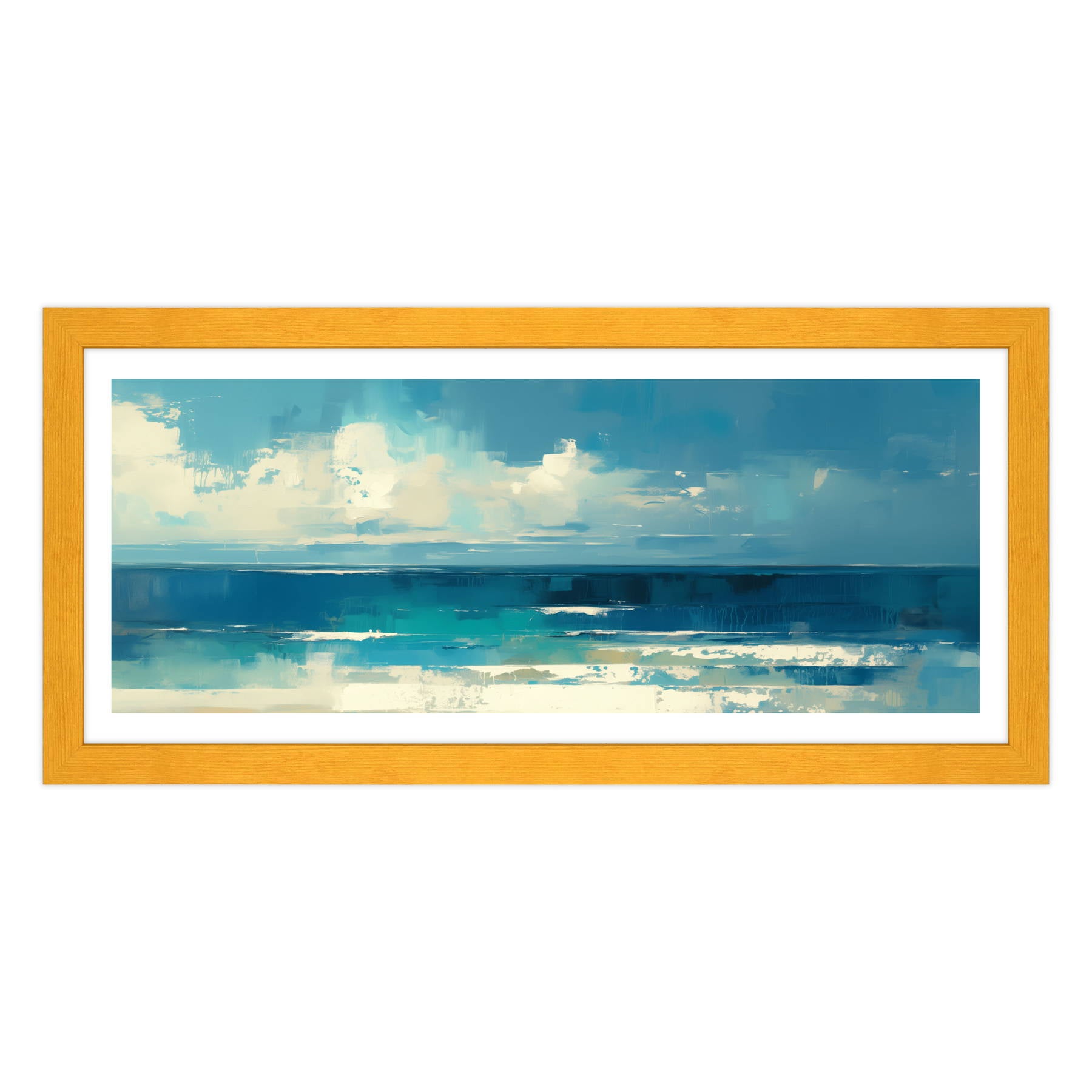 Mare Astratto: Calma Cromatica
