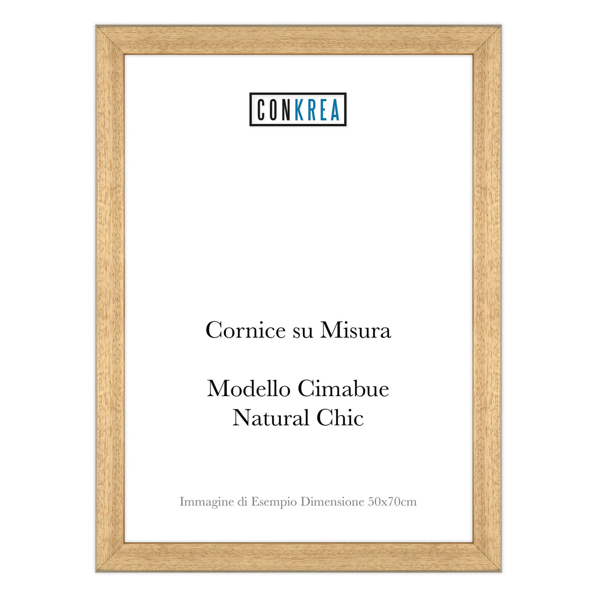 Cornice Moderna su Misura - Modello Cimabue Natural Chic