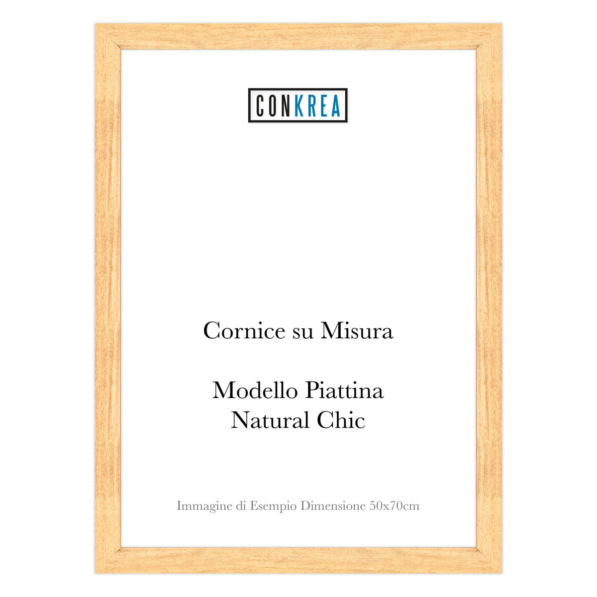 Cornice Moderna su Misura - Modello Piattina Natural Chic