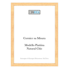 Cornice Moderna su Misura - Modello Piattina Natural Chic