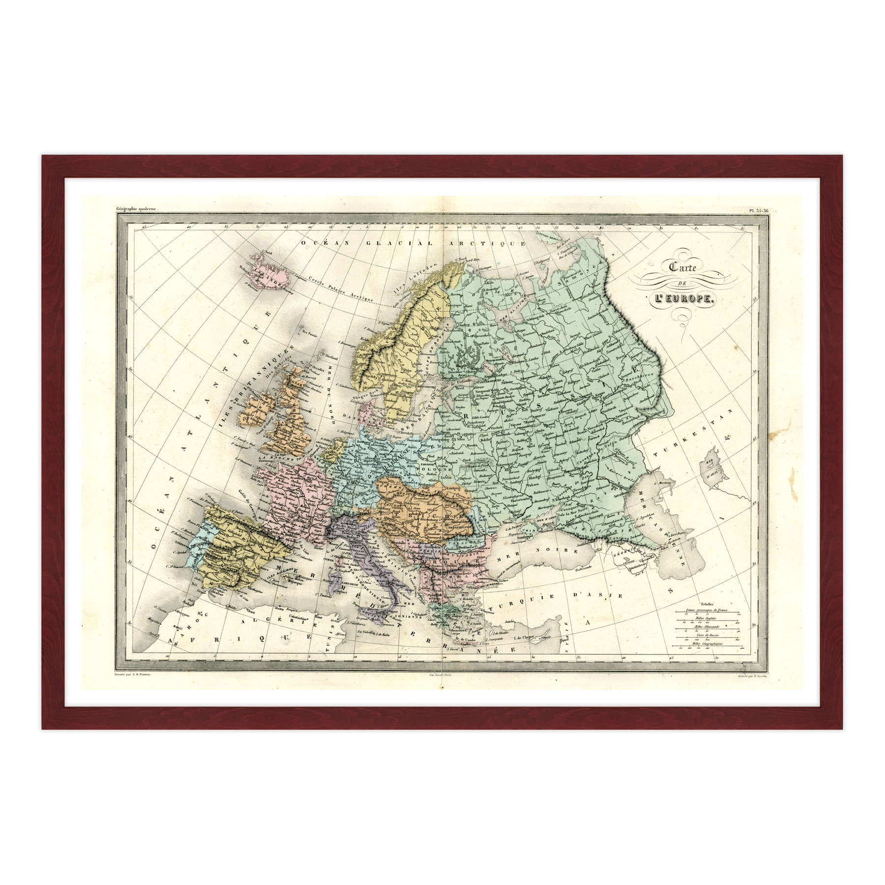 Antica Mappa Europa 2