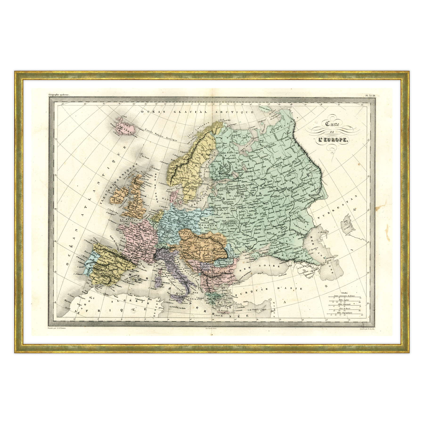 Antica Mappa Europa 2